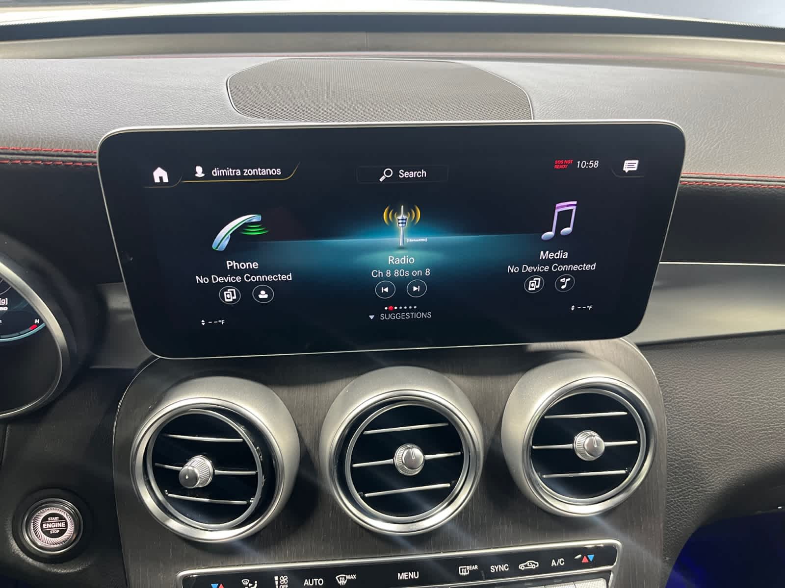 used 2023 Mercedes-Benz AMG GLC 43 car, priced at $49,998