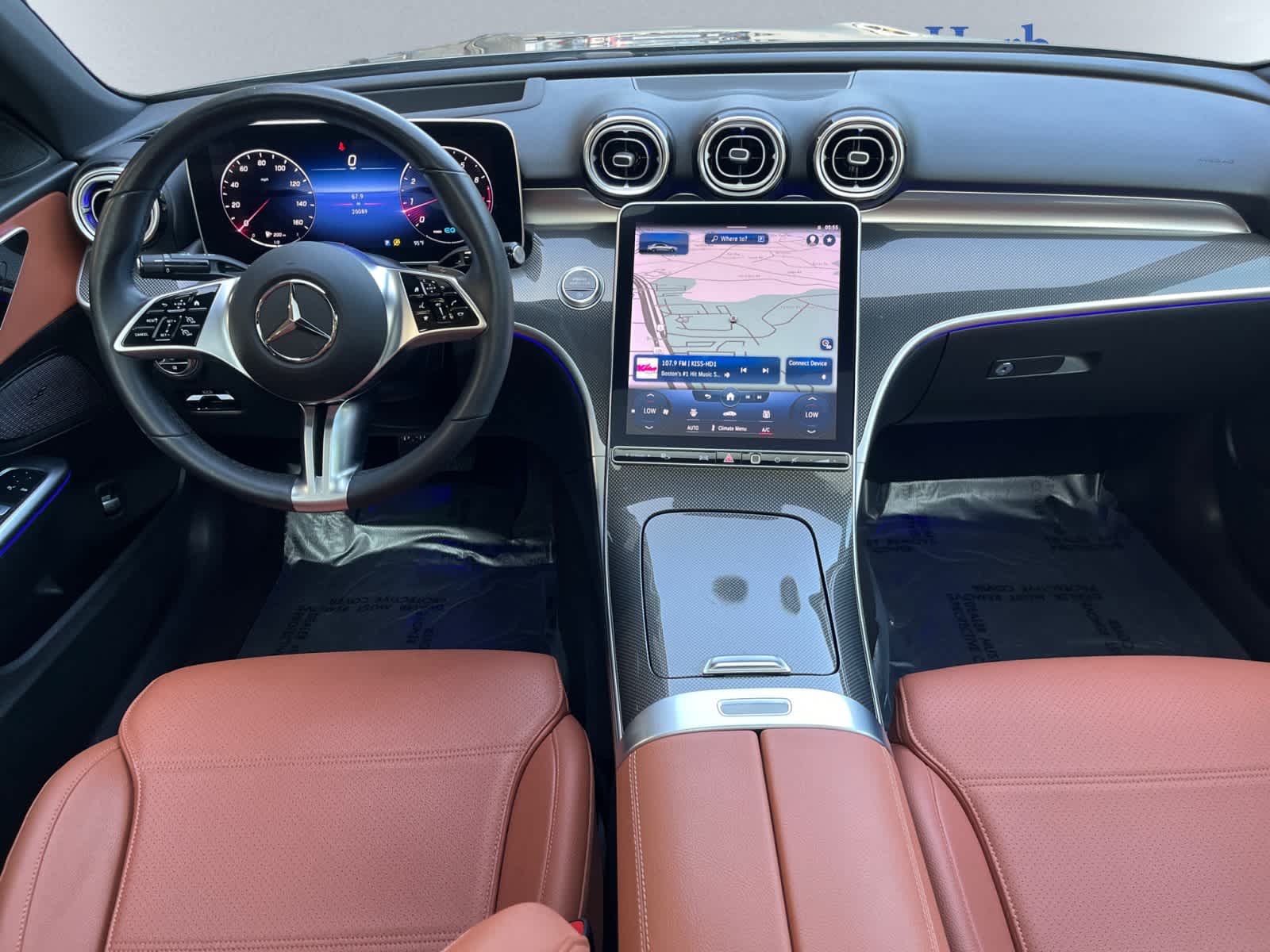 used 2022 Mercedes-Benz C-Class car, priced at $35,498