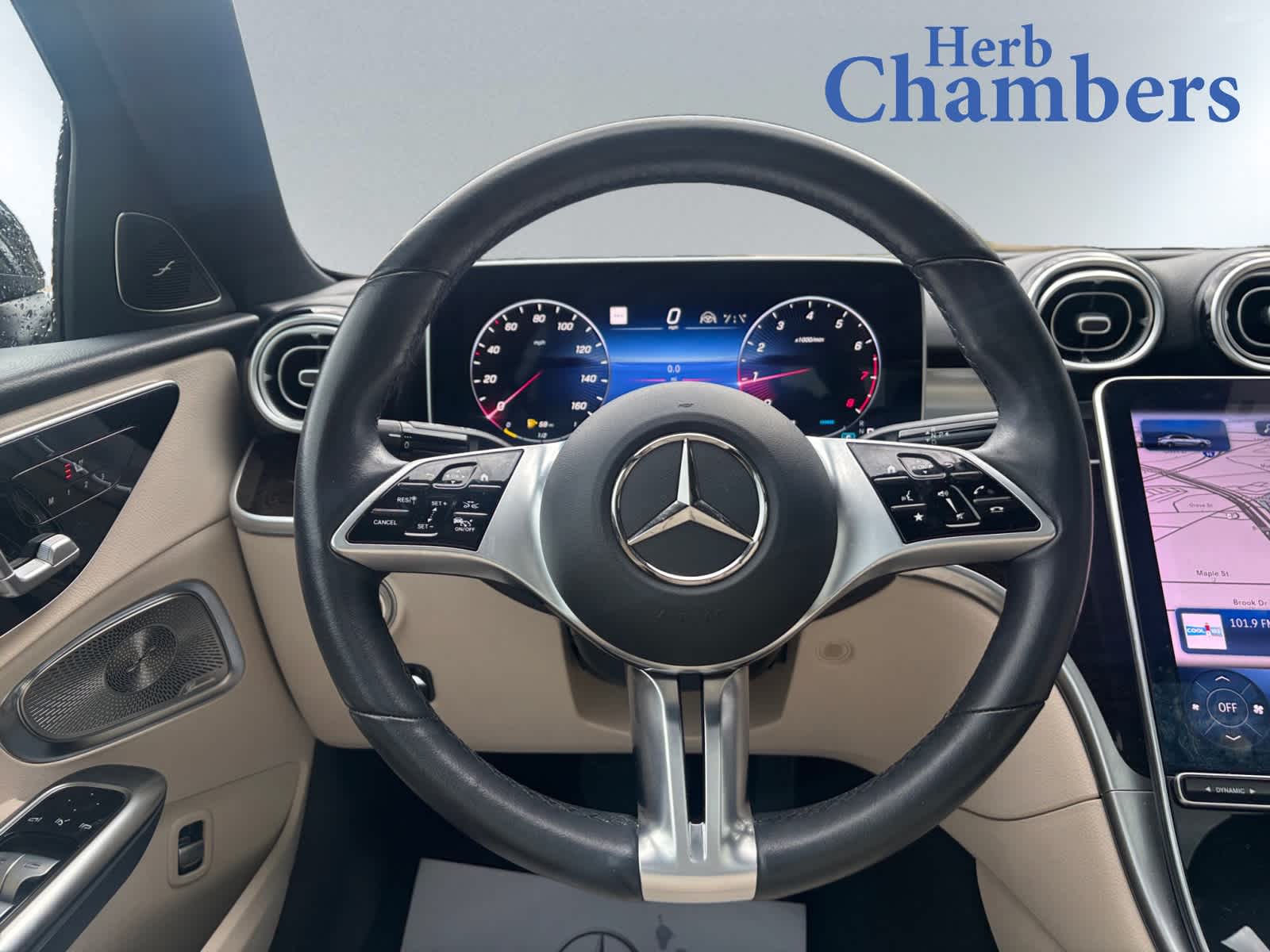 used 2023 Mercedes-Benz C-Class car, priced at $39,998