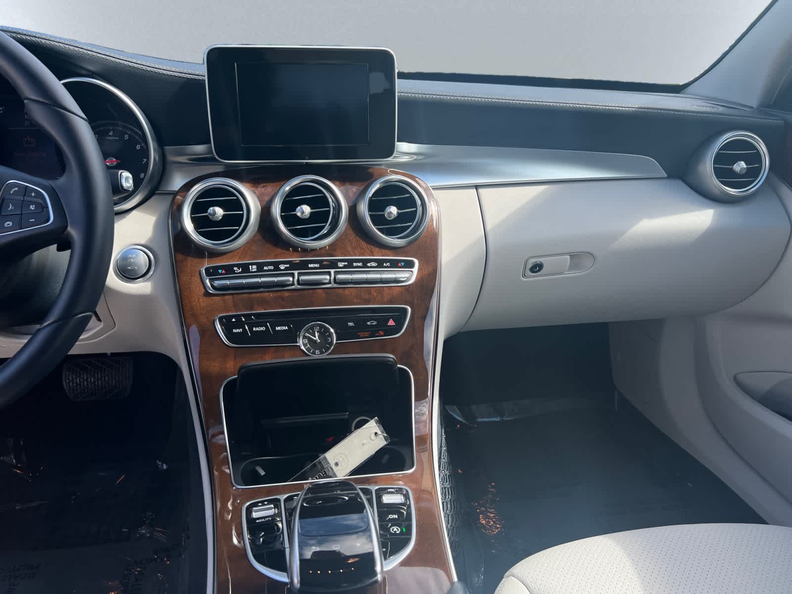 used 2015 Mercedes-Benz C-Class car, priced at $17,487