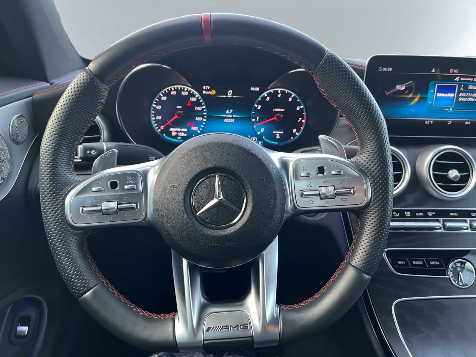used 2022 Mercedes-Benz AMG C 43 car, priced at $43,988