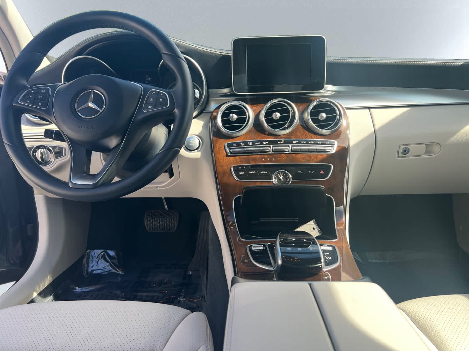 used 2015 Mercedes-Benz C-Class car, priced at $17,487