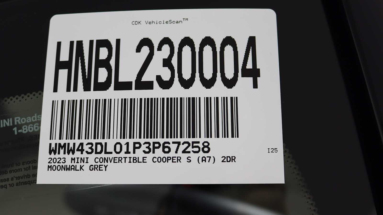 used 2023 MINI Convertible car, priced at $32,097