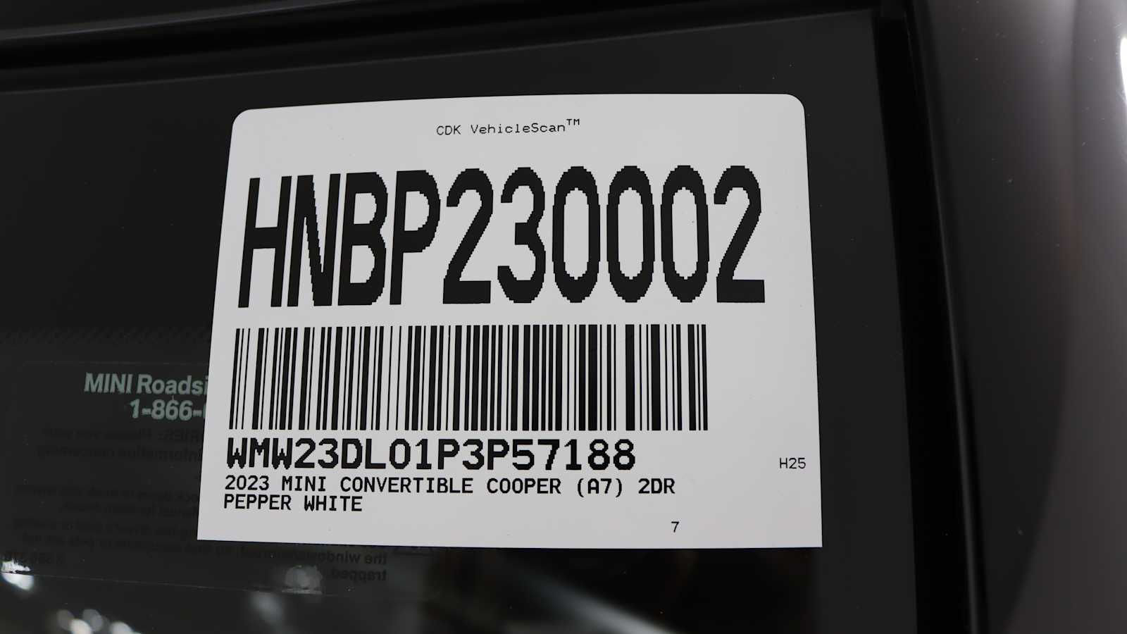 used 2023 MINI Convertible car, priced at $26,898