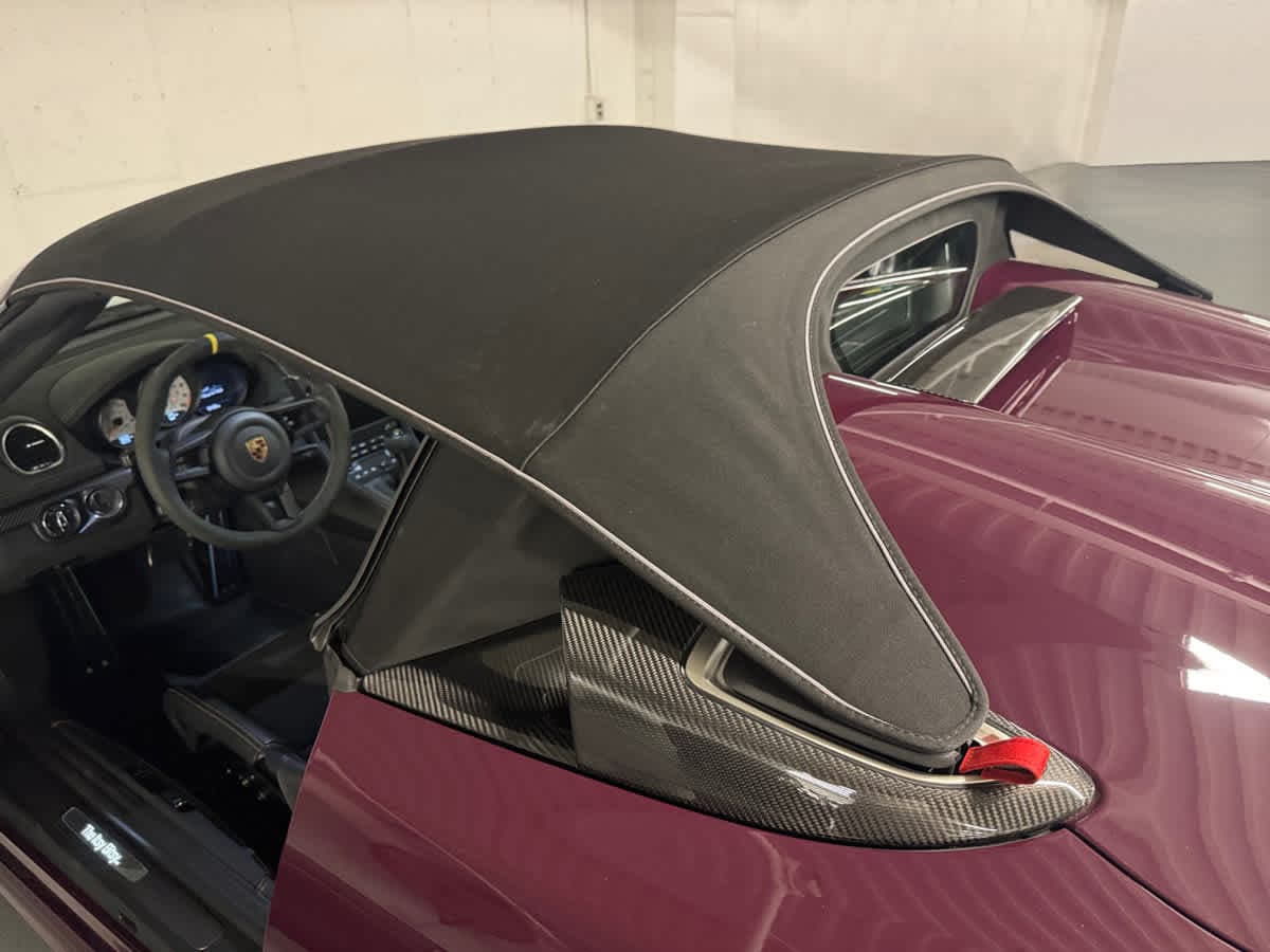 used 2025 Porsche 718 Spyder car, priced at $249,998