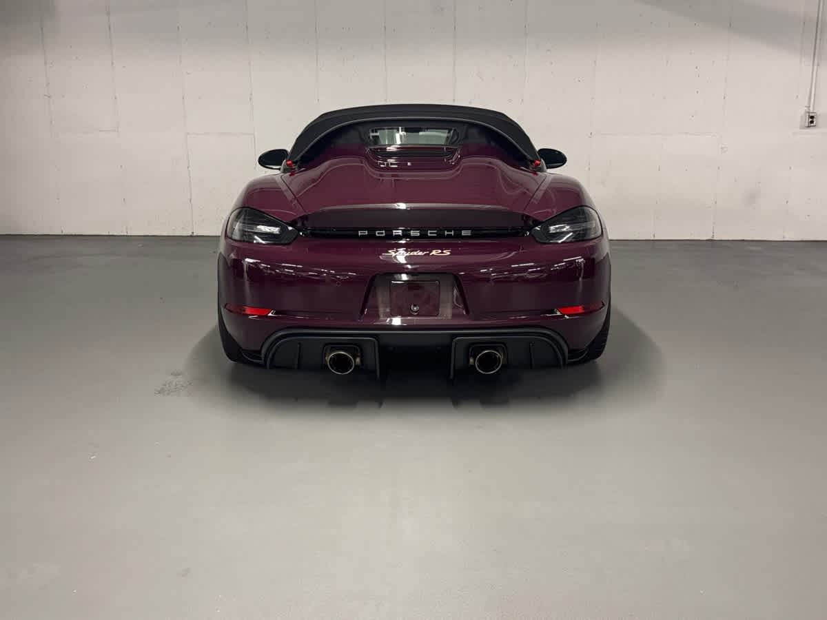 used 2025 Porsche 718 Spyder car, priced at $249,998