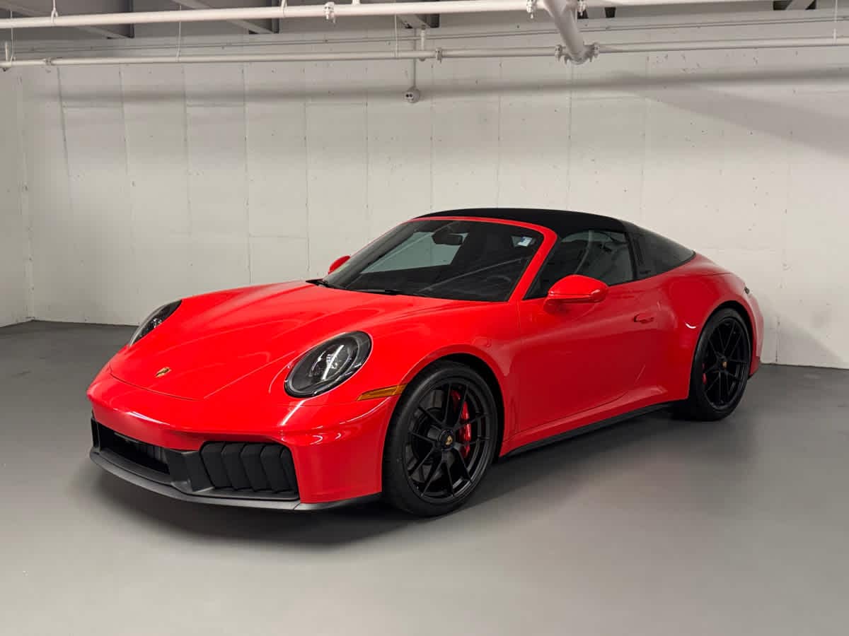 used 2025 Porsche 911 Targa car, priced at $244,998