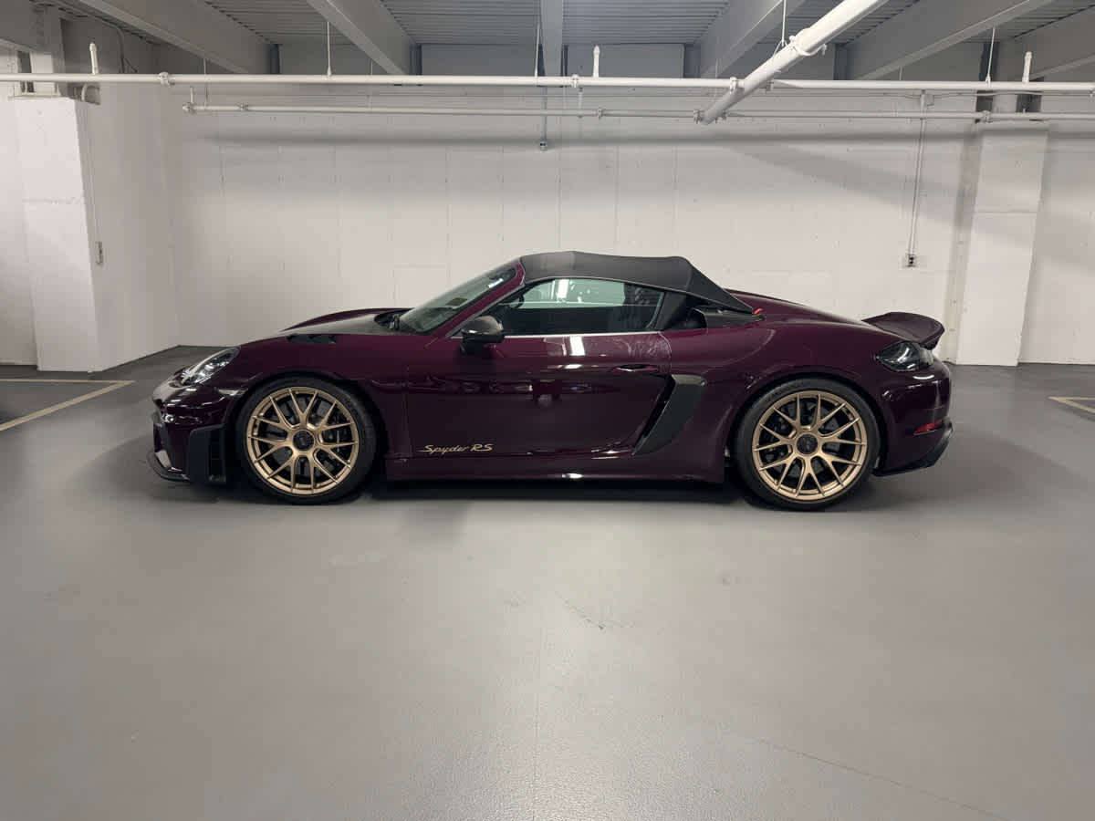 used 2025 Porsche 718 Spyder car, priced at $249,998