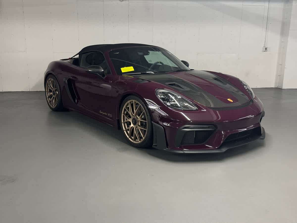 used 2025 Porsche 718 Spyder car, priced at $249,998