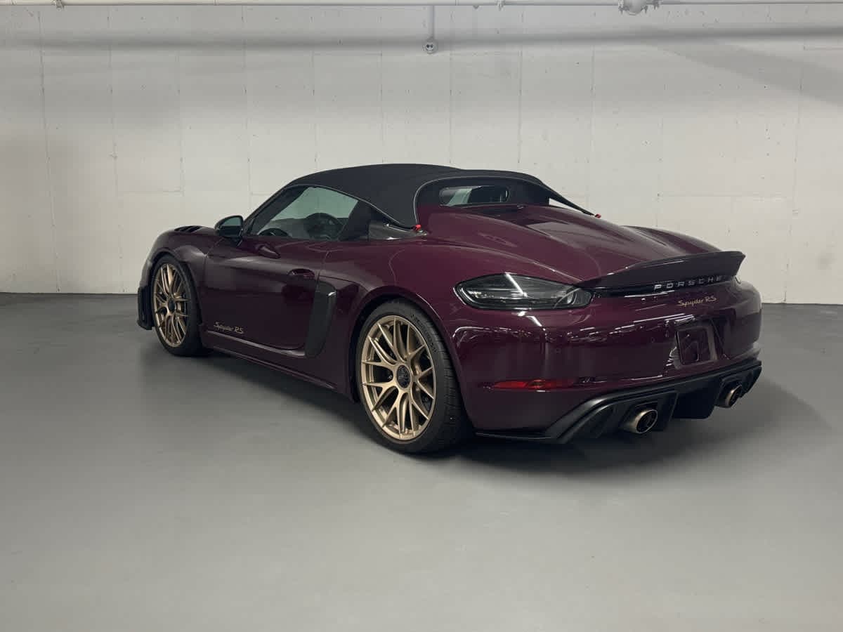 used 2025 Porsche 718 Spyder car, priced at $249,998