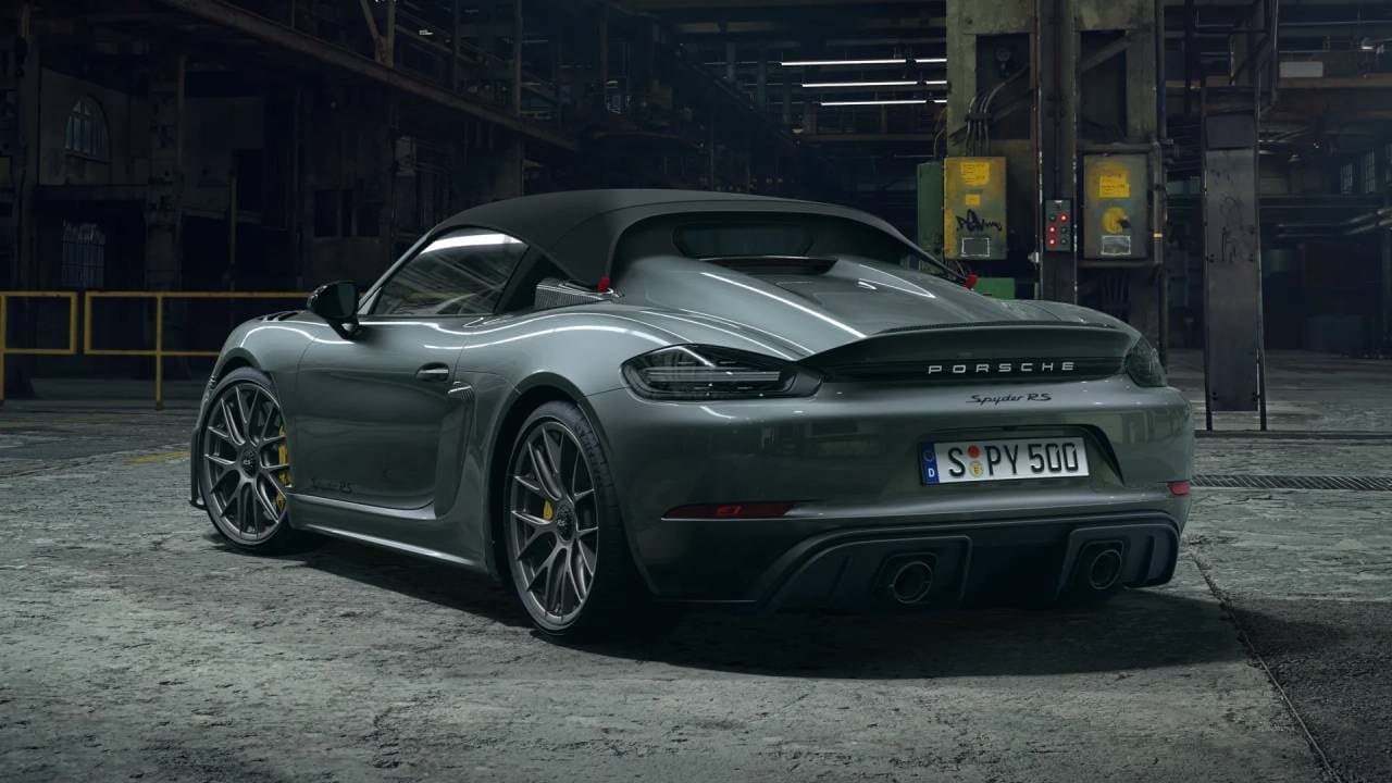 new 2025 Porsche 718 Spyder RS car