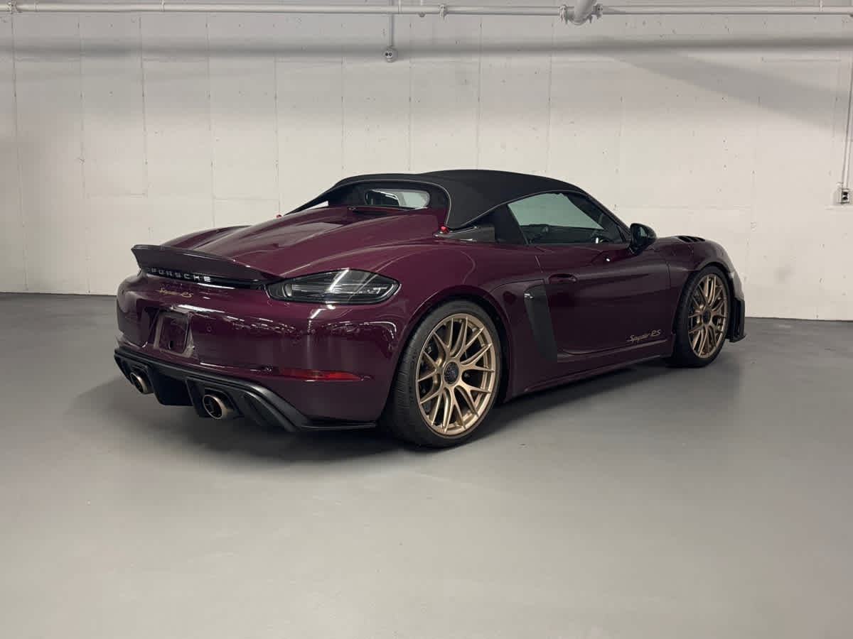 used 2025 Porsche 718 Spyder car, priced at $249,998
