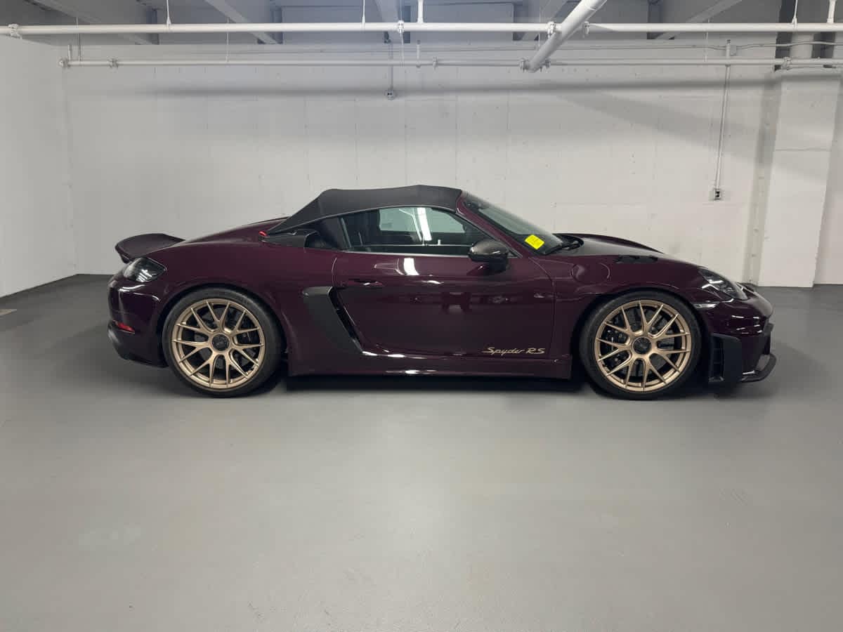 used 2025 Porsche 718 Spyder car, priced at $249,998