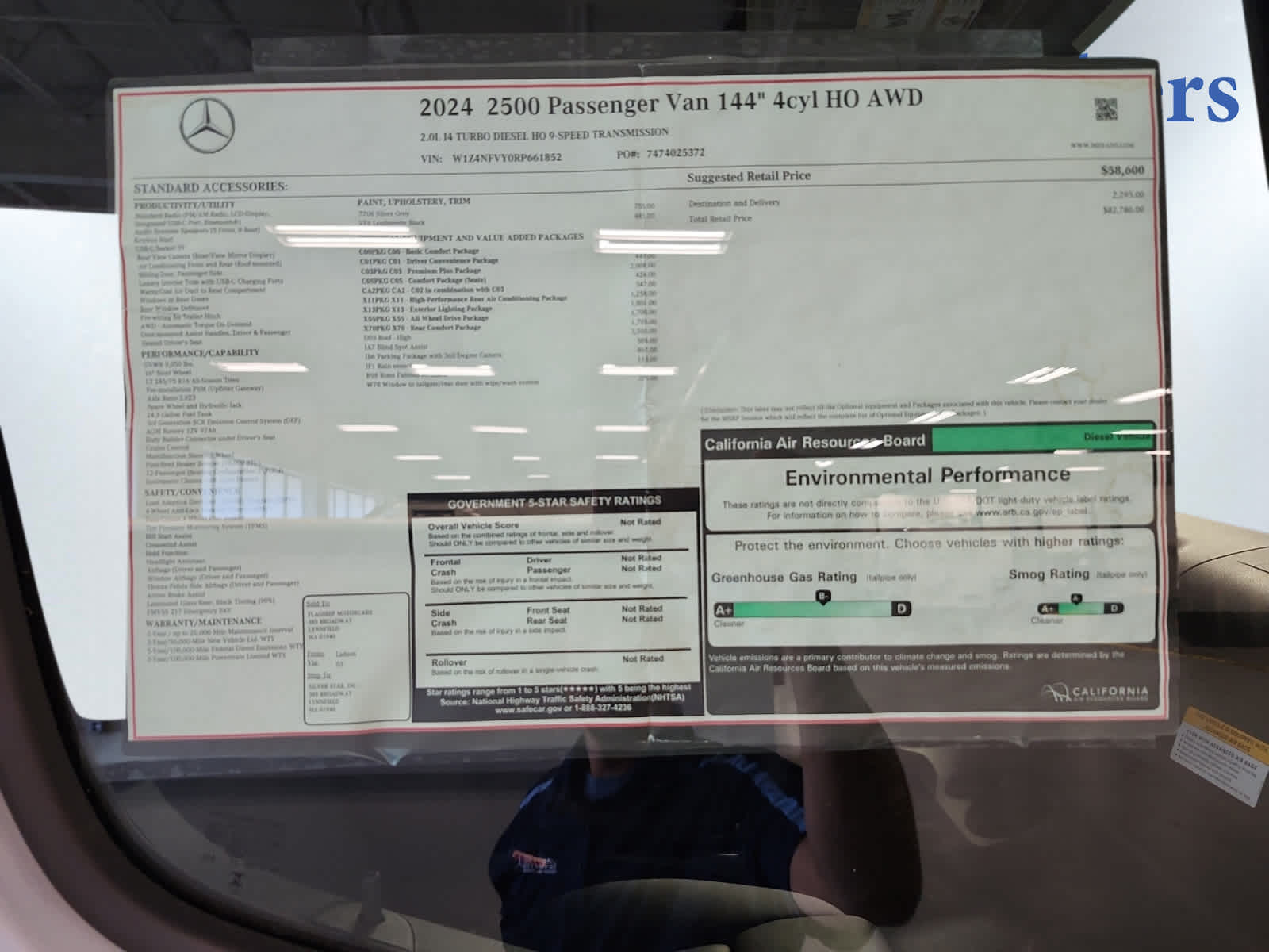 new 2024 Mercedes-Benz Sprinter 2500 car