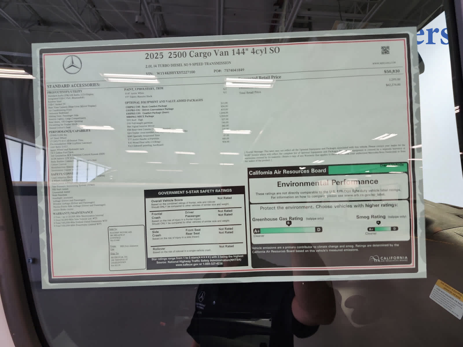 new 2025 Mercedes-Benz Sprinter 2500 car