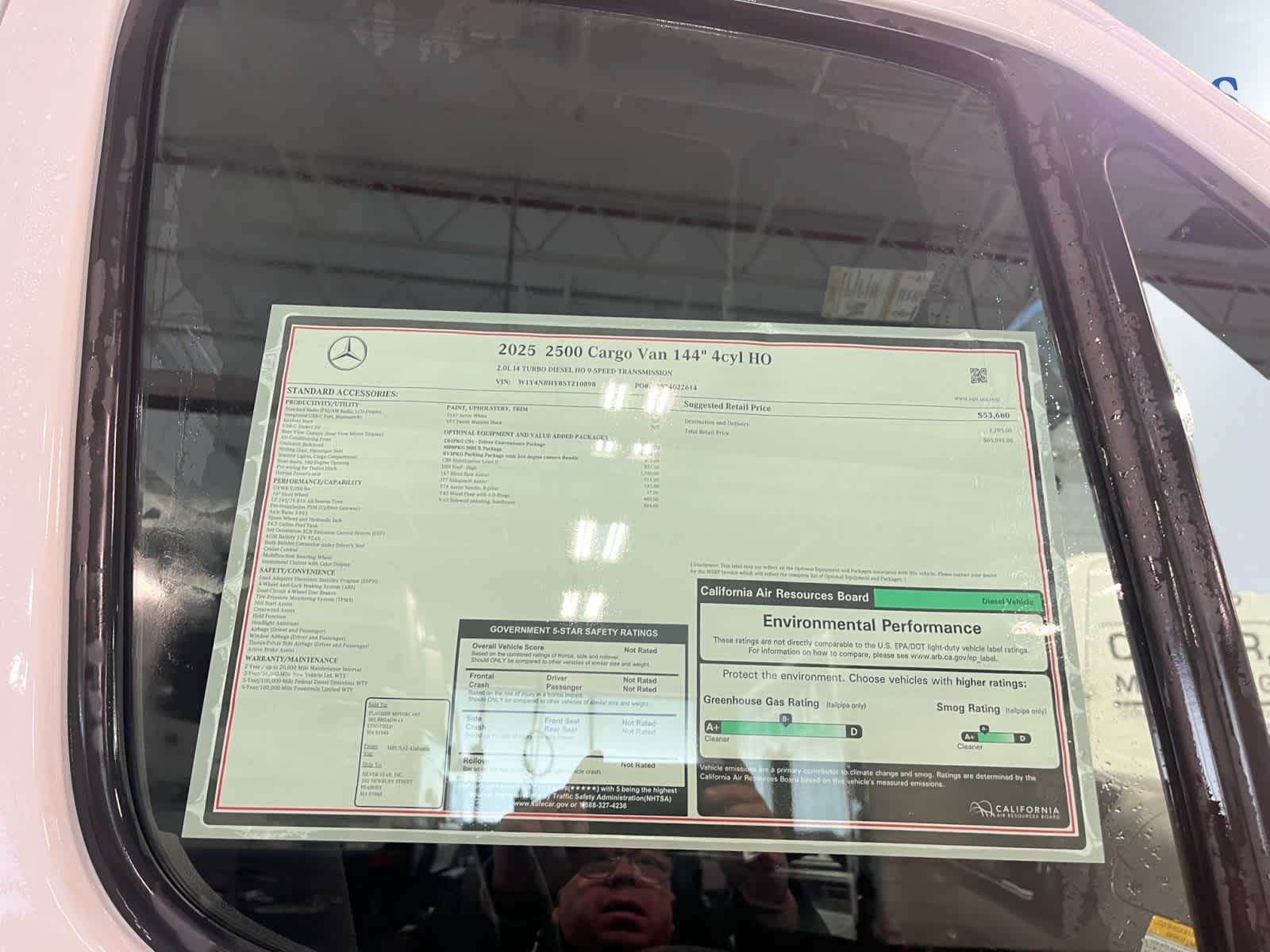 new 2025 Mercedes-Benz Sprinter 2500 car