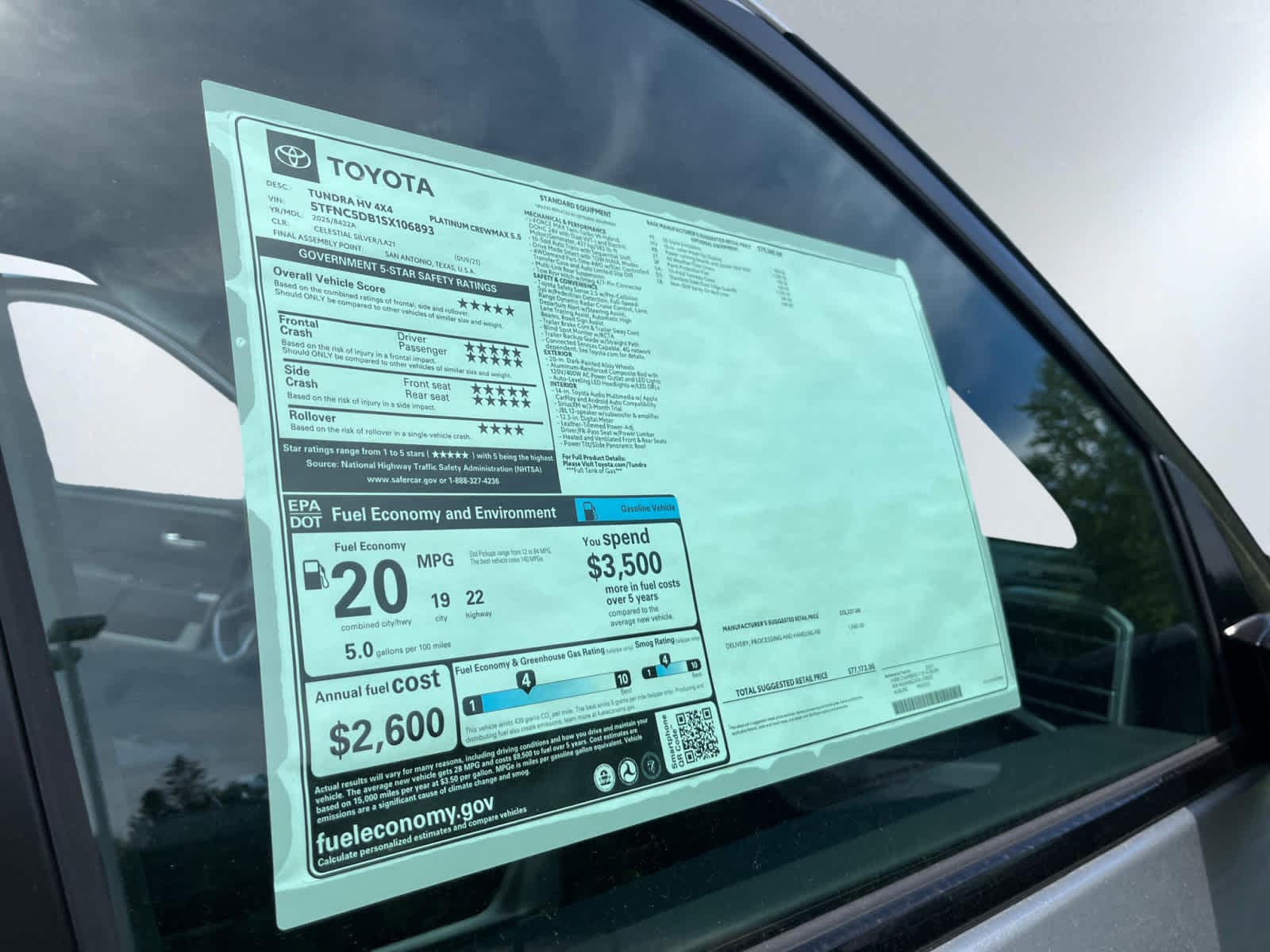 new 2025 Toyota Tundra i-FORCE MAX car, priced at $77,172