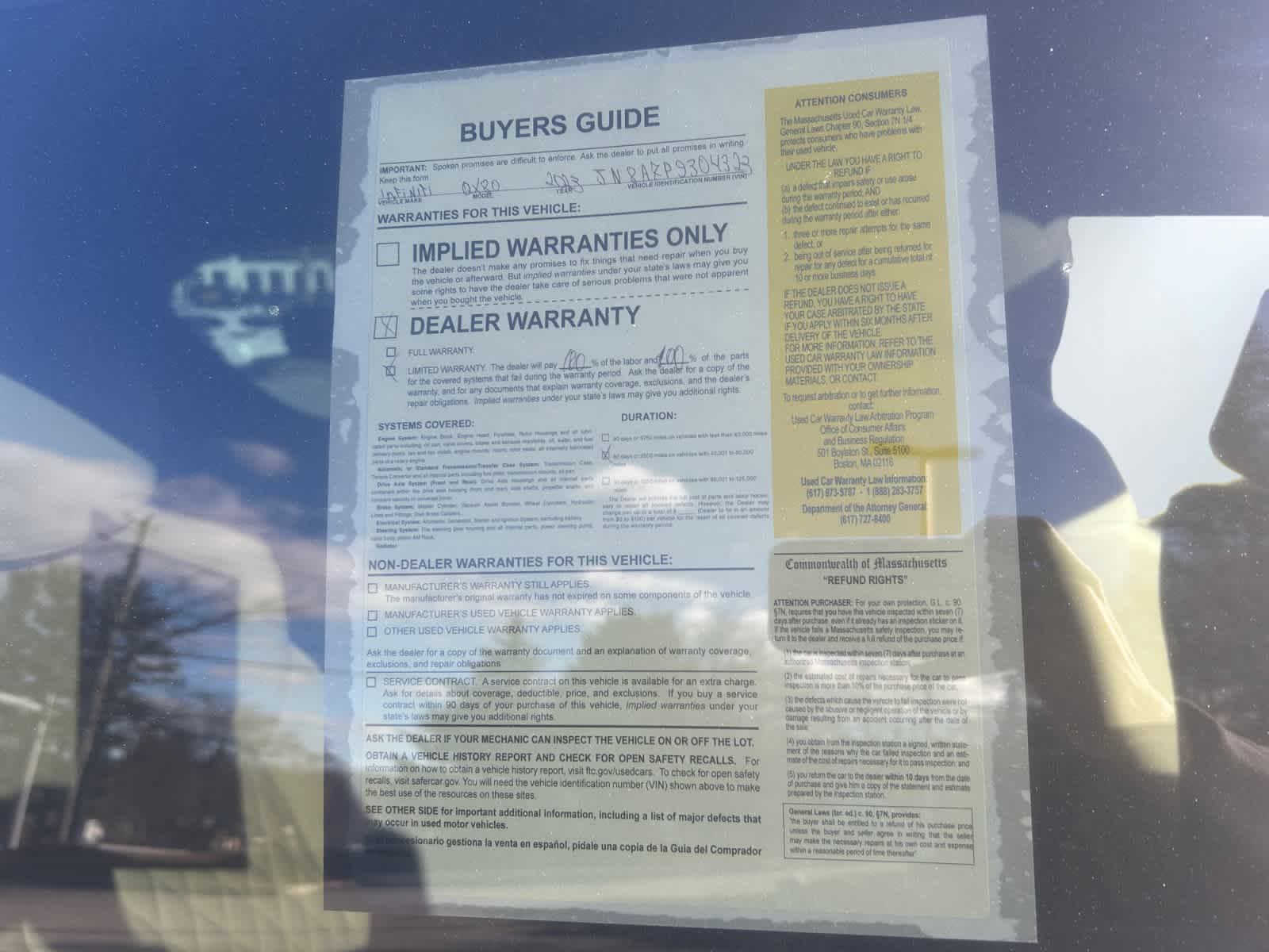 used 2023 INFINITI QX80 car, priced at $52,998