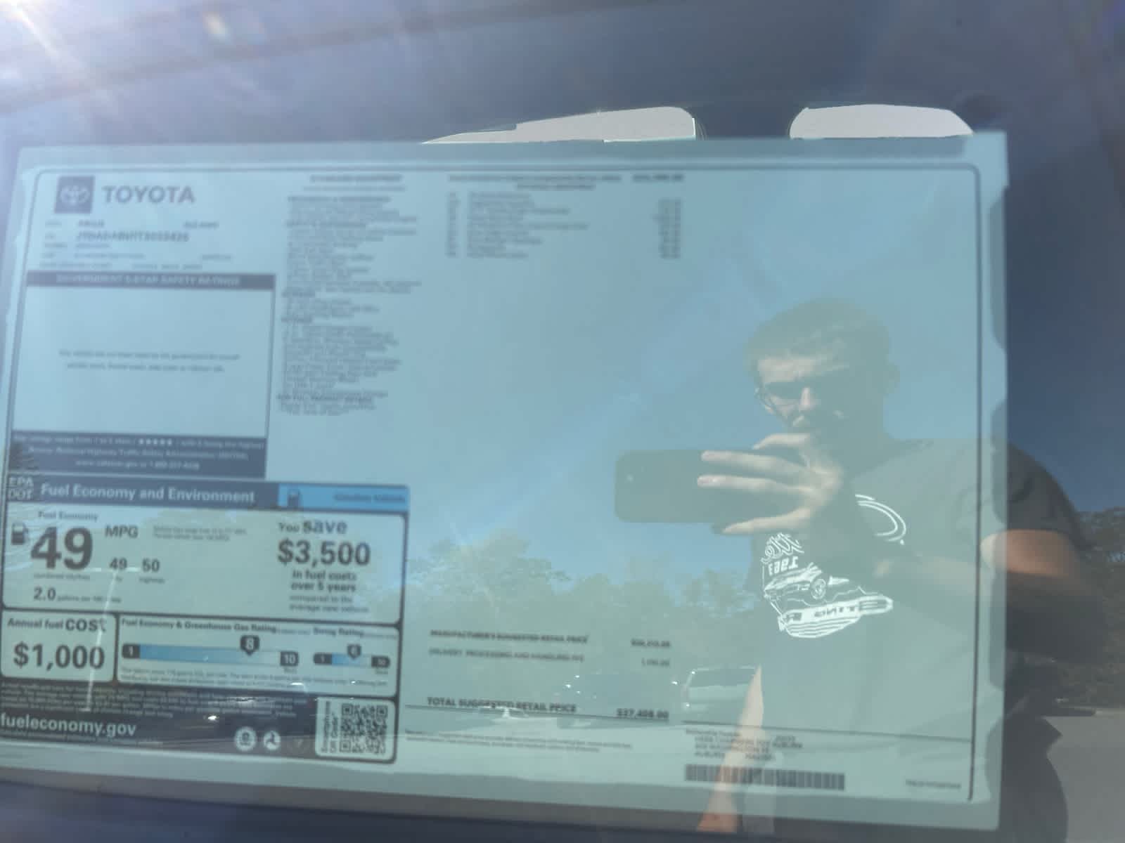 new 2026 Toyota Prius car, priced at $37,408