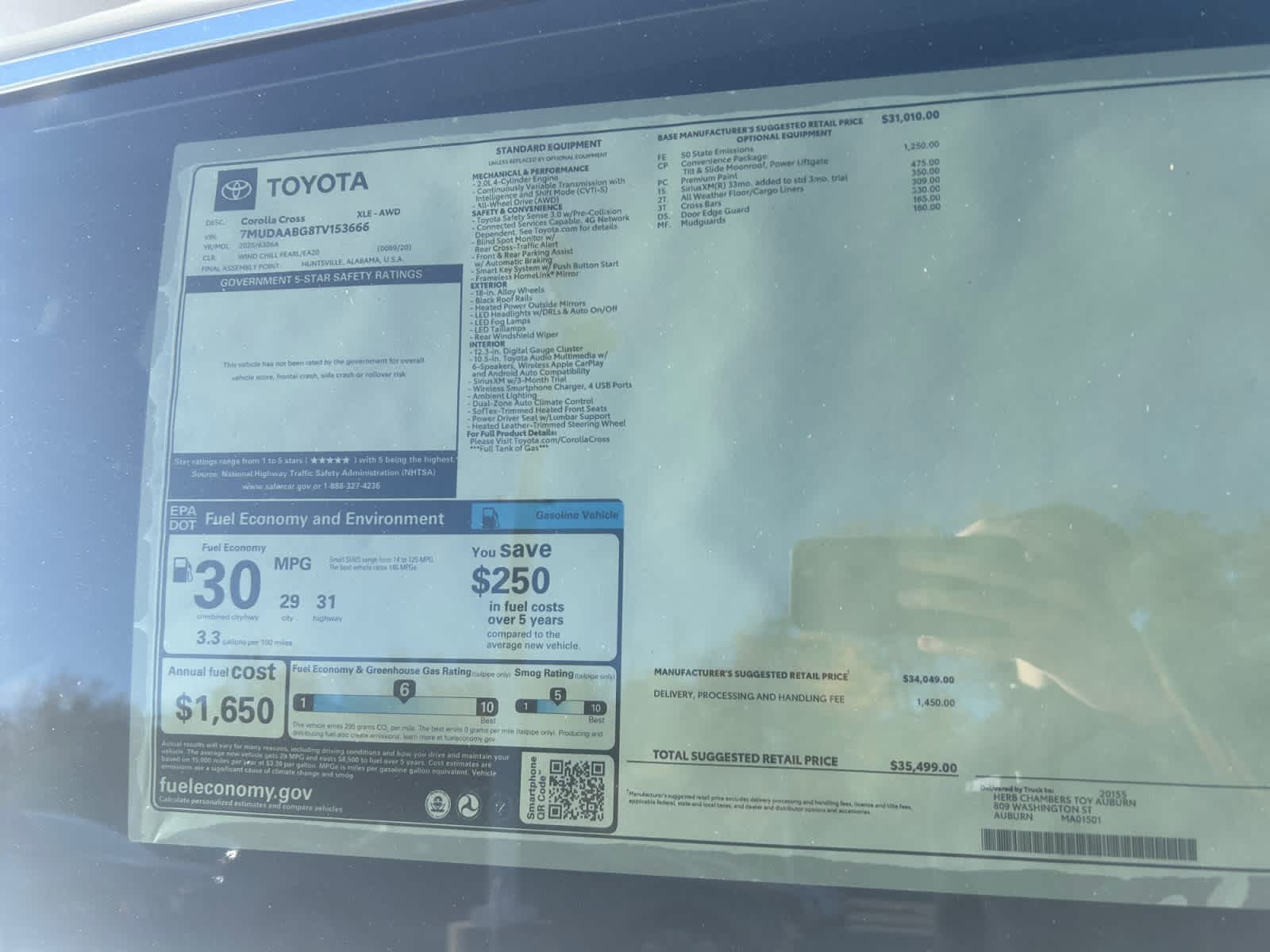 new 2026 Toyota Corolla Cross car, priced at $35,499