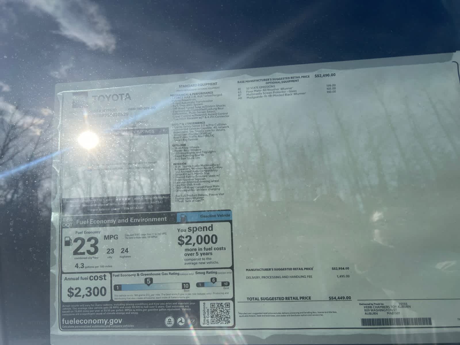 new 2025 Toyota 4Runner i-FORCE MAX car, priced at $54,449