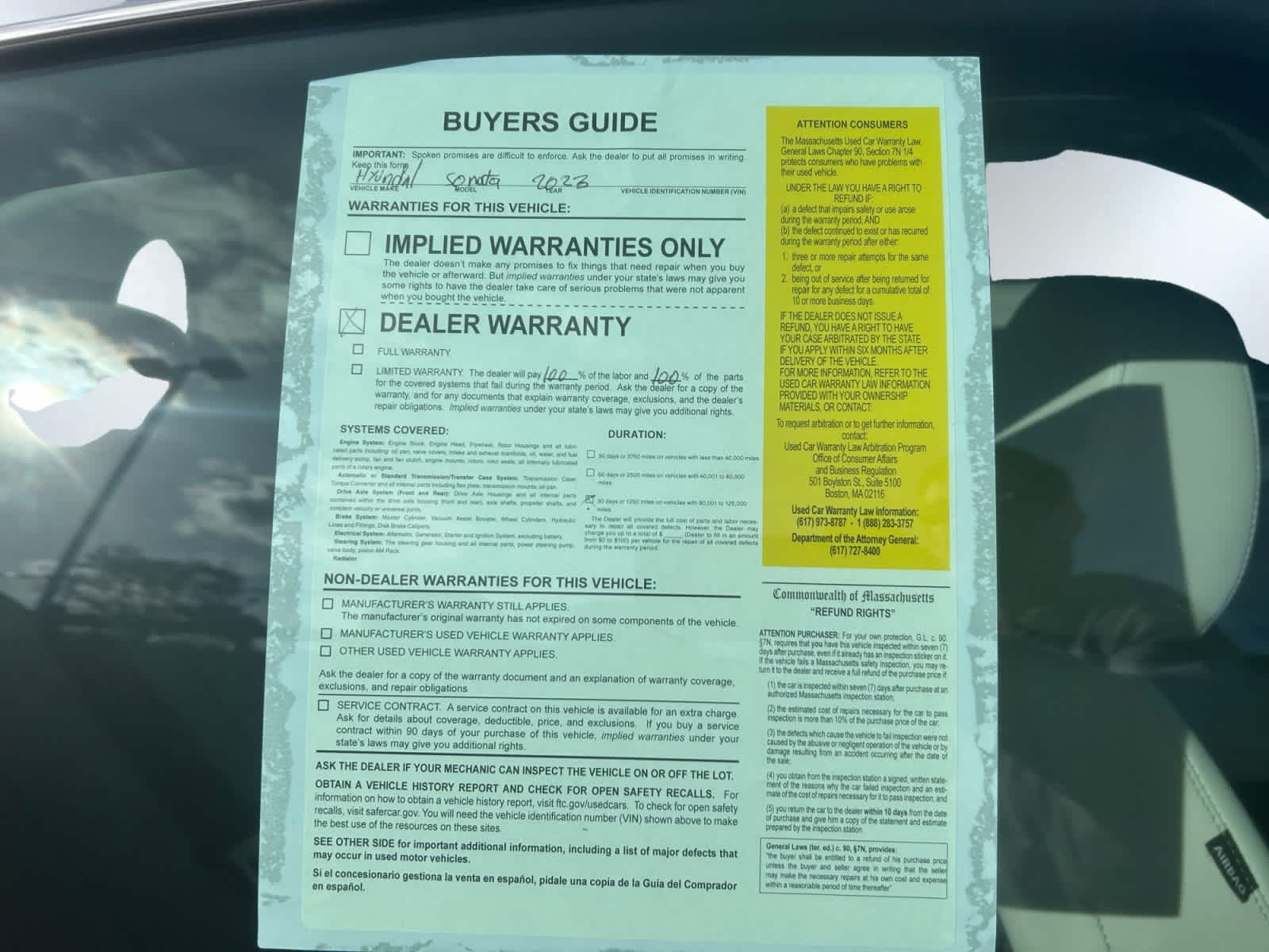 used 2023 Hyundai Sonata Hybrid car, priced at $27,497