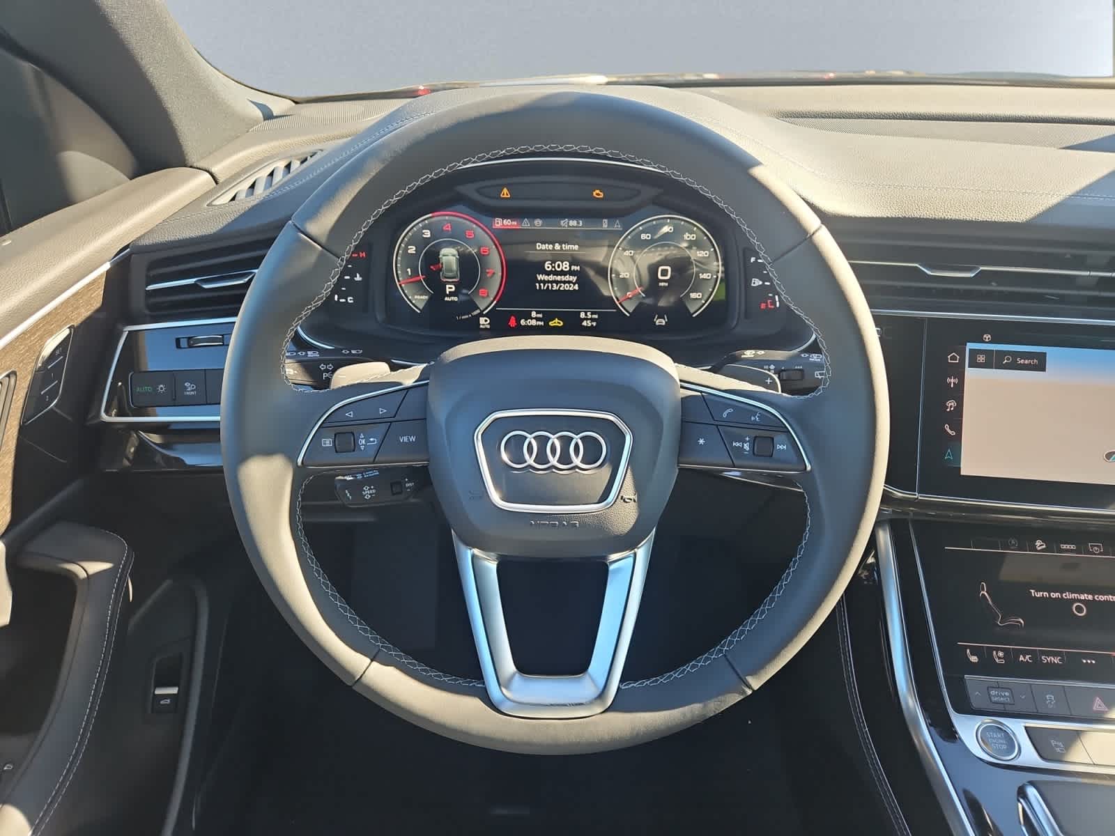 new 2025 Audi Q8 car, priced at $85,995