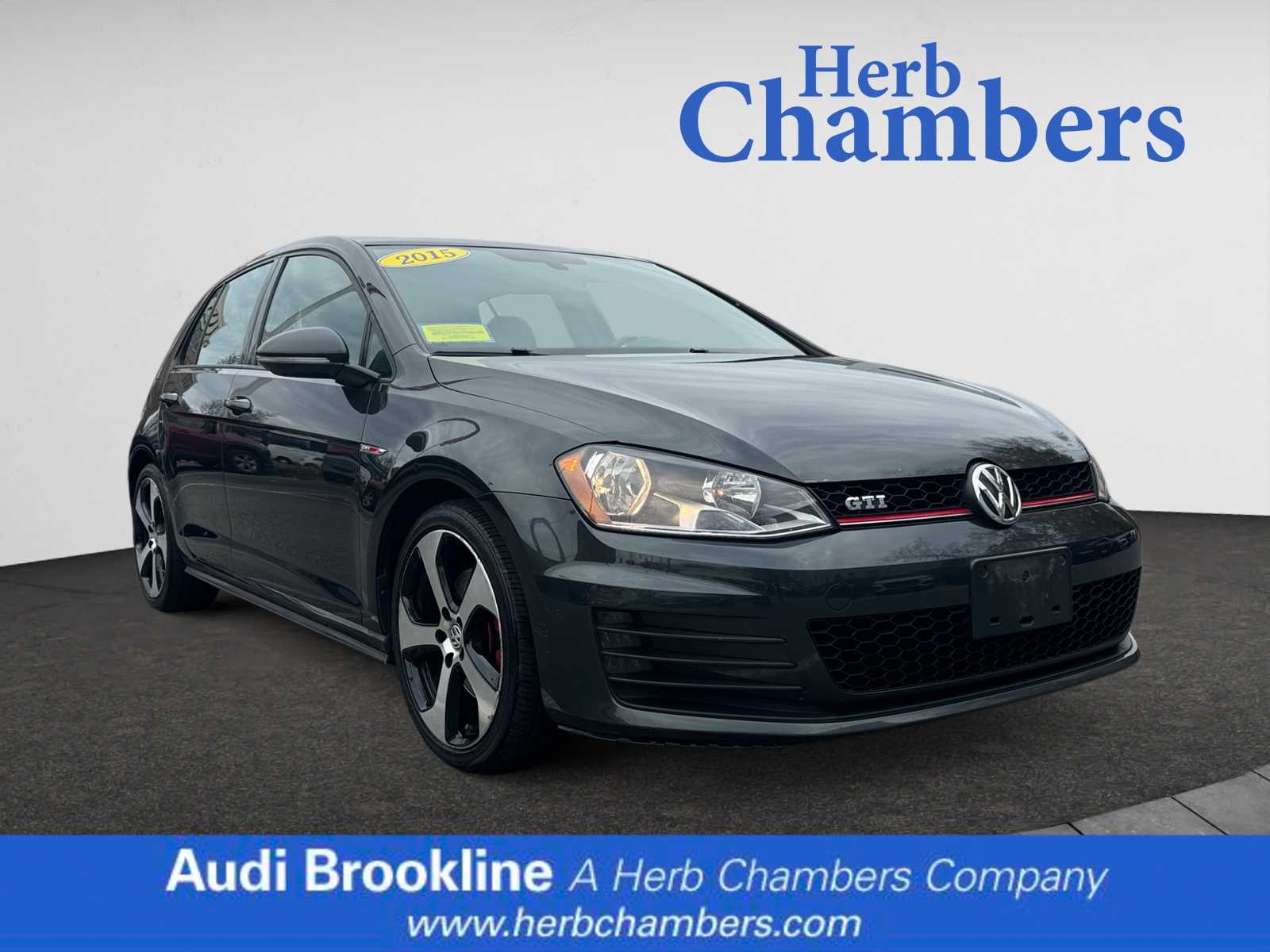 used 2015 Volkswagen Golf GTI car, priced at $13,598