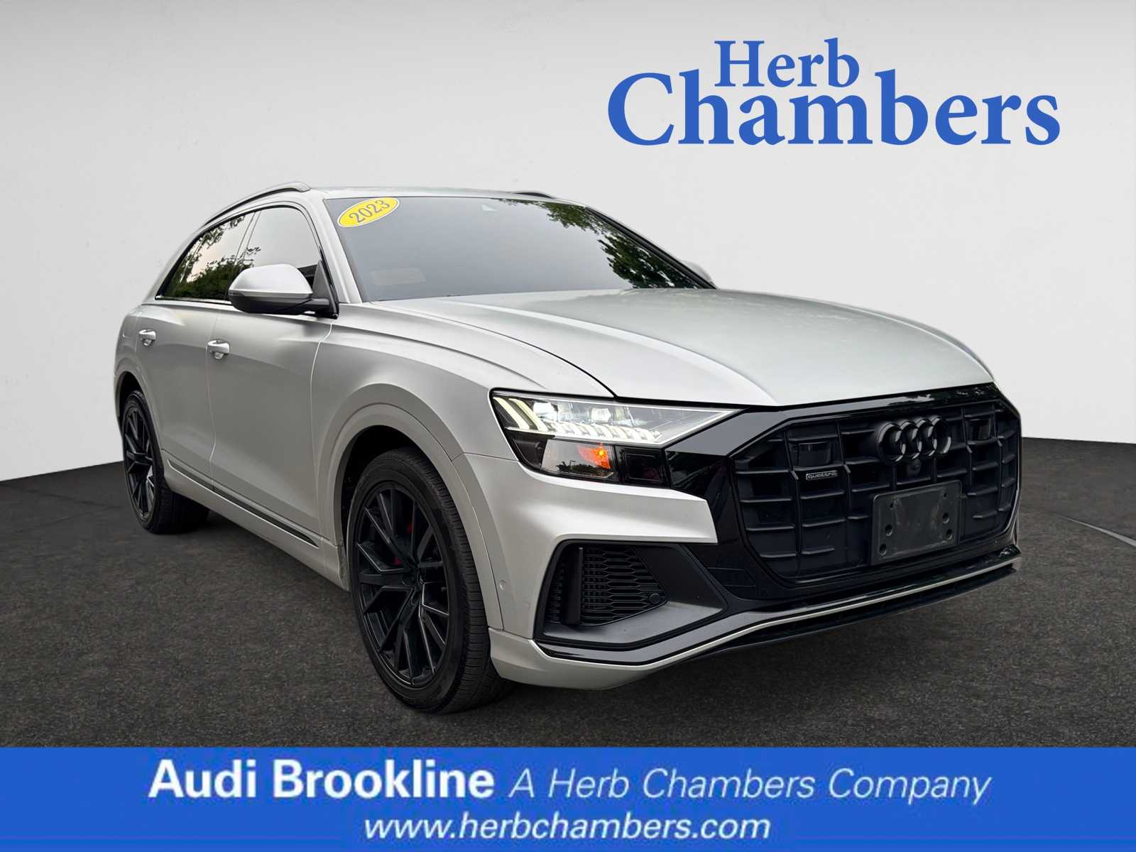 used 2023 Audi Q8 car, priced at $60,598