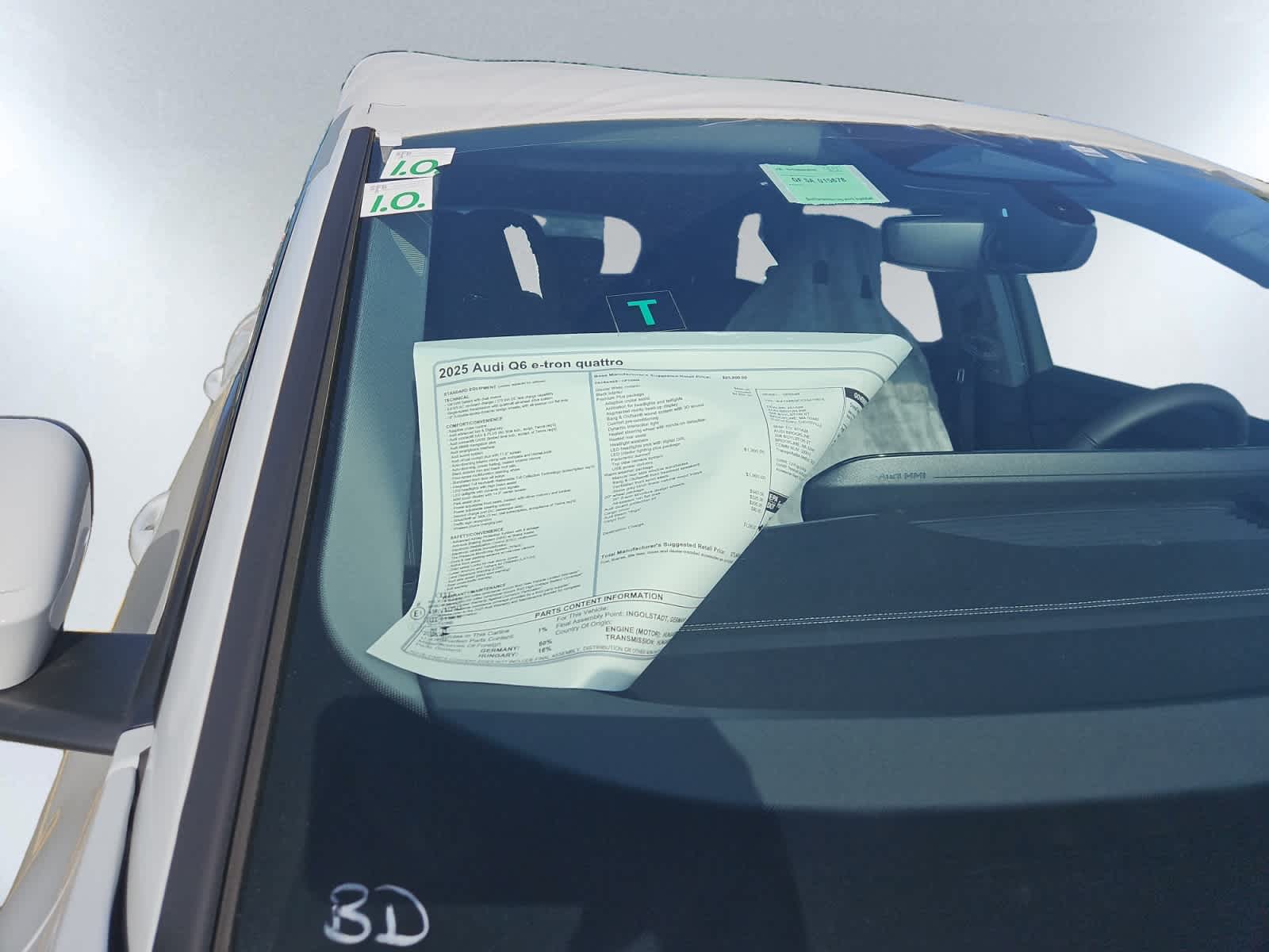 new 2025 Audi Q6 e-tron car, priced at $75,840