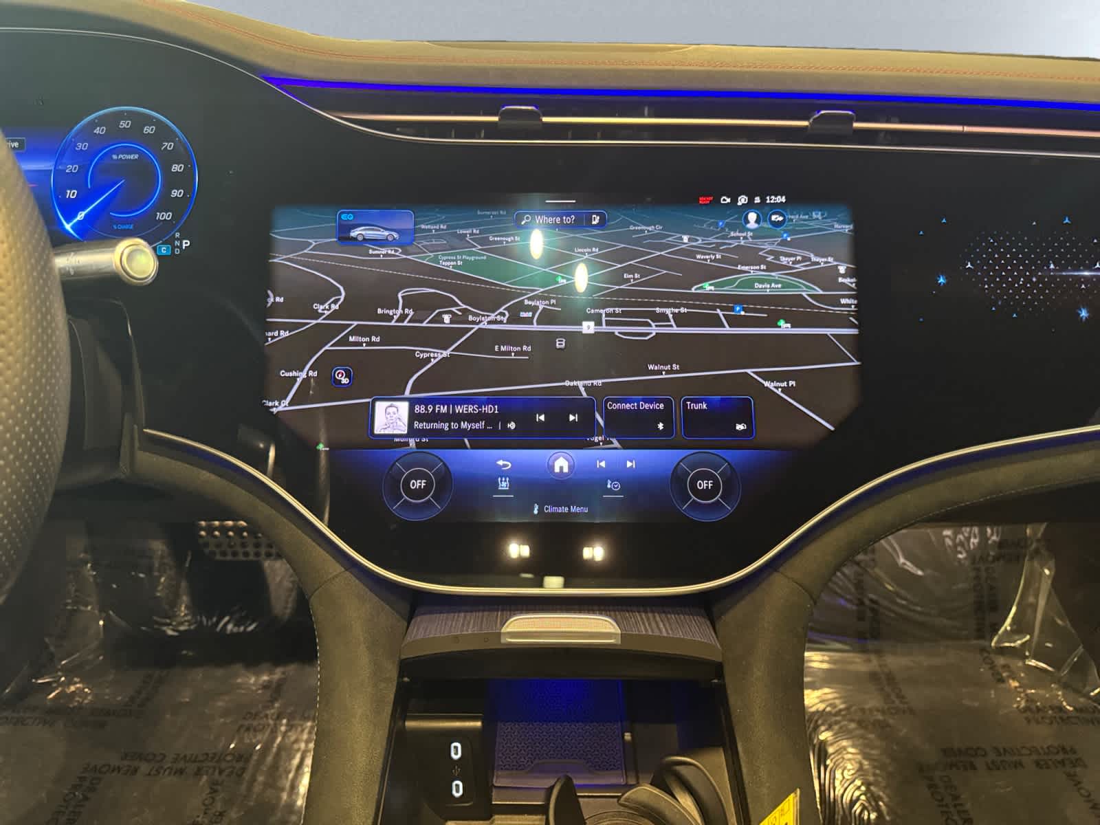 used 2022 Mercedes-Benz EQS car, priced at $53,998