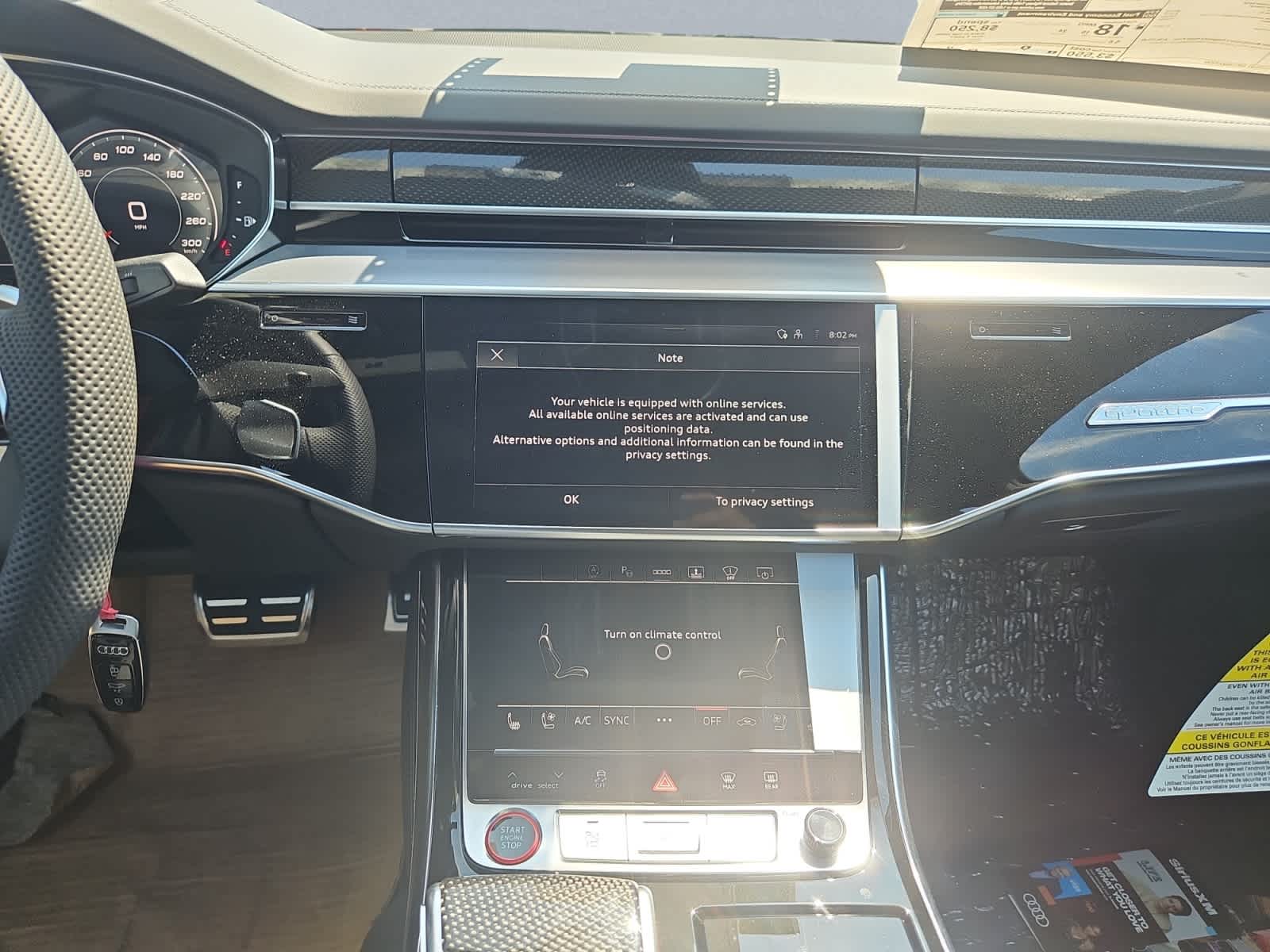 new 2025 Audi S8 car, priced at $150,170