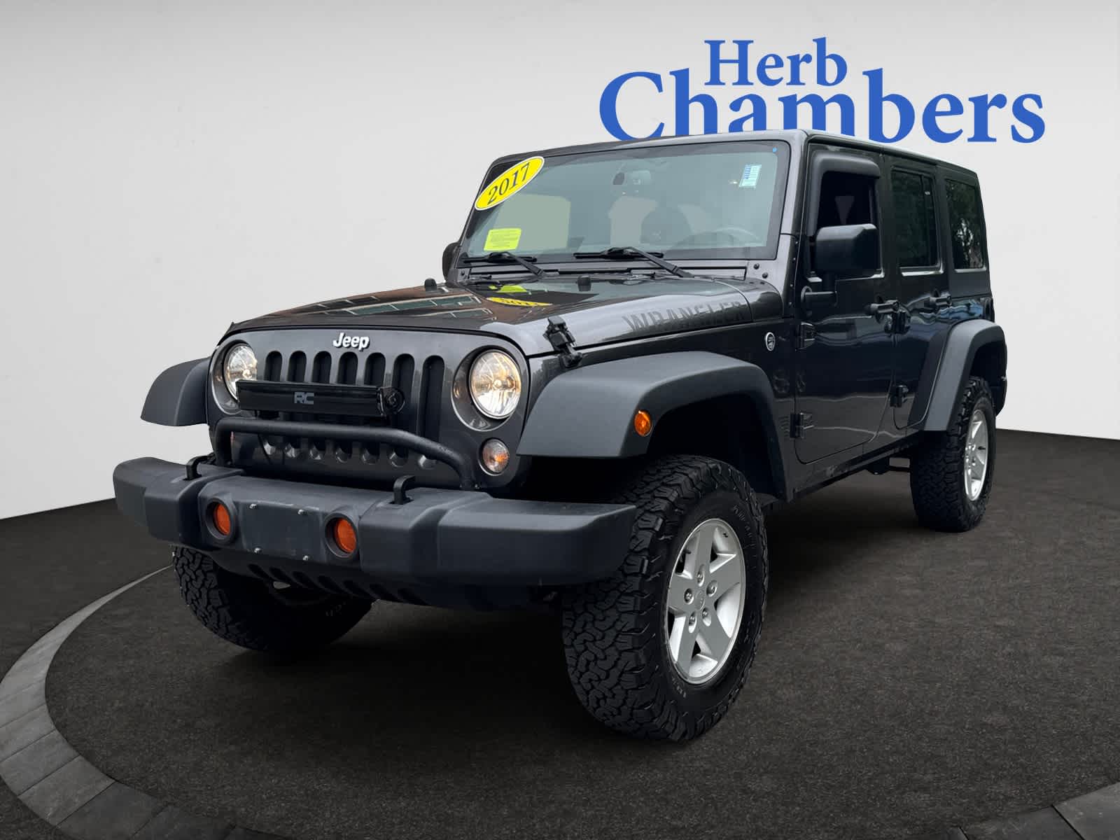 used 2017 Jeep Wrangler Unlimited car, priced at $15,998