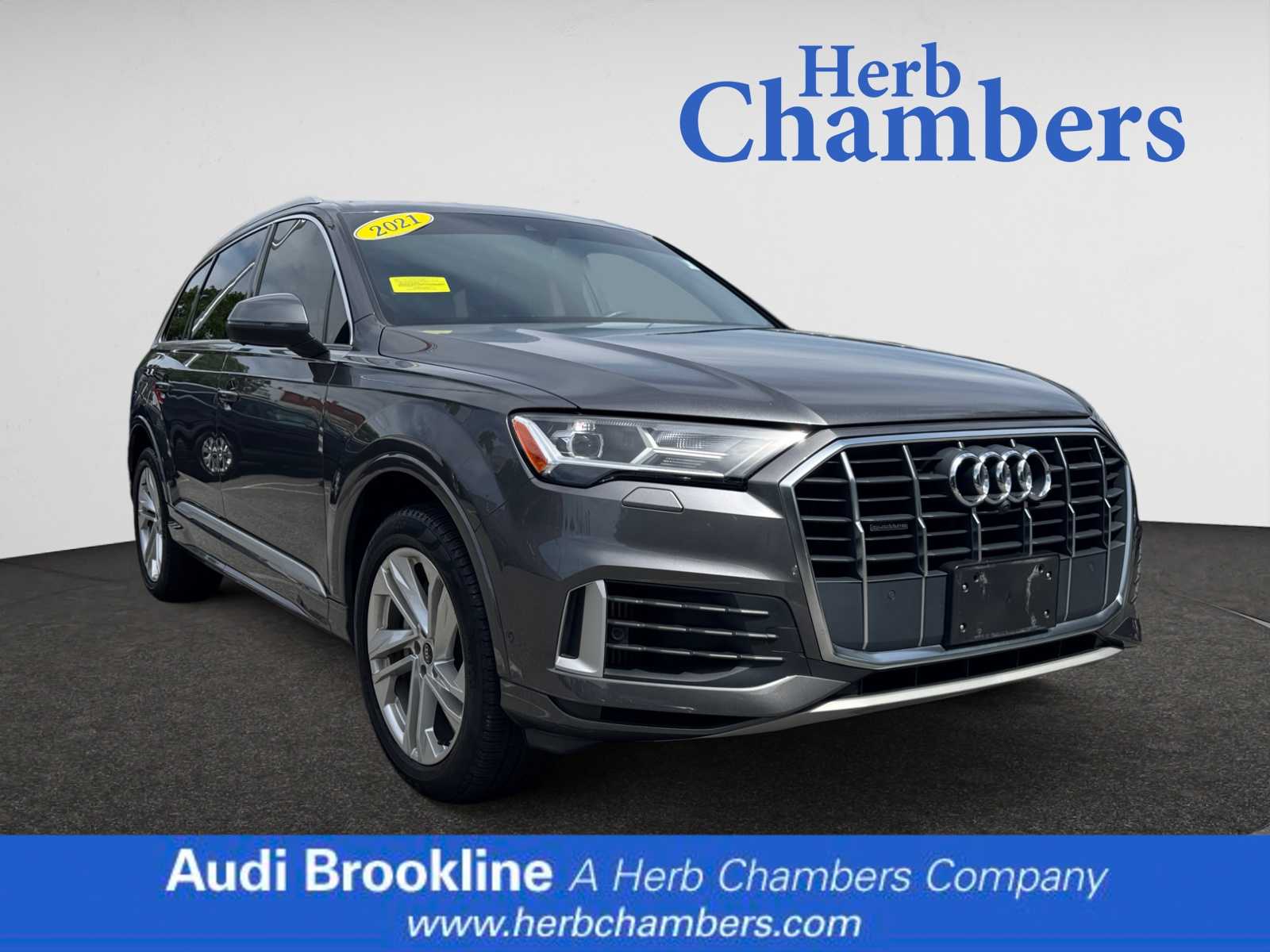 used 2021 Audi Q7 car, priced at $29,998