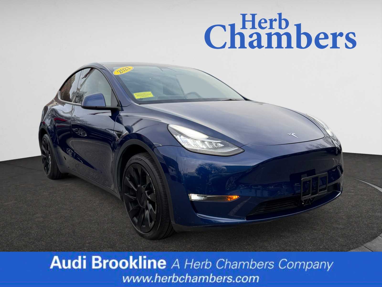 used 2021 Tesla Model Y car, priced at $27,998