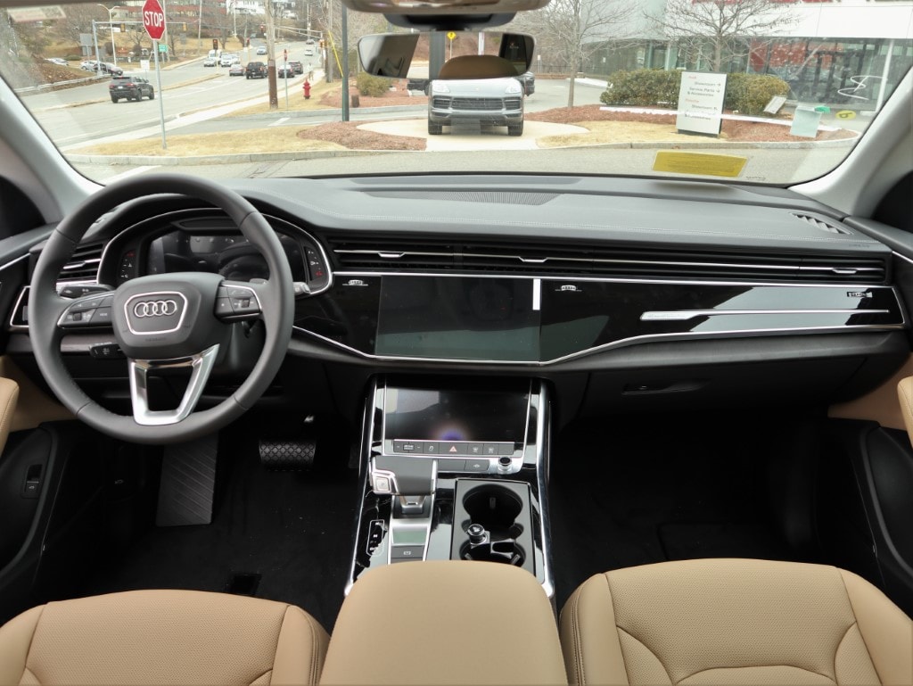 new 2025 Audi Q8 car, priced at $82,645