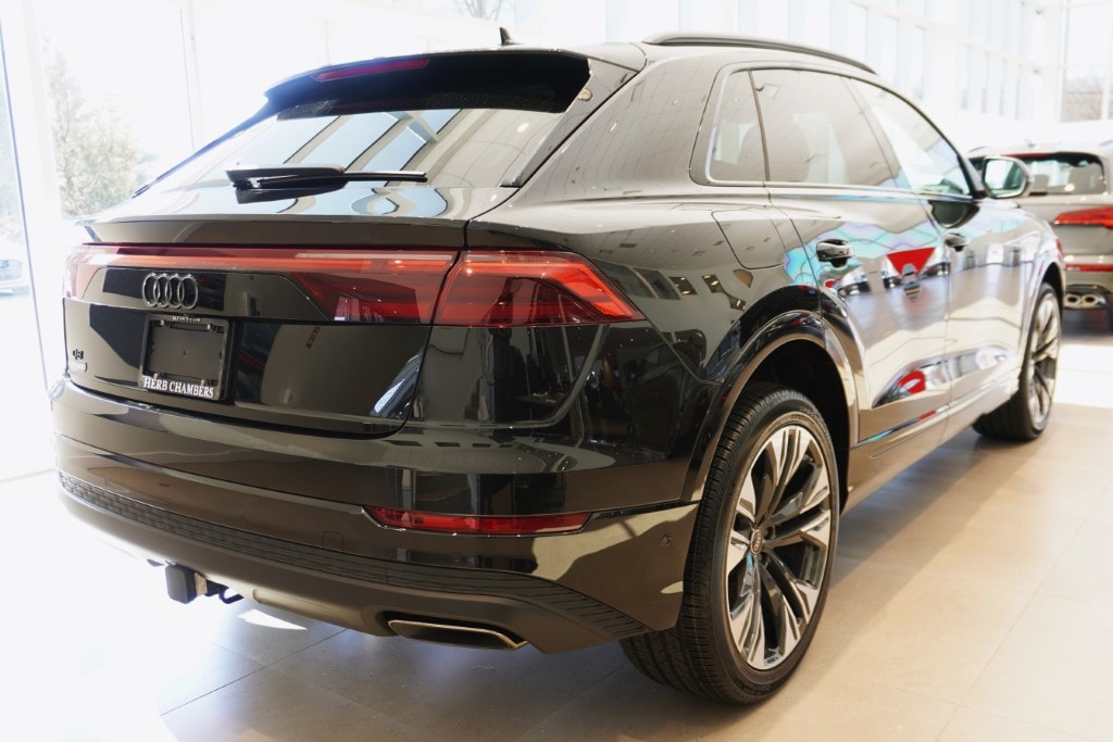 new 2025 Audi Q8 car, priced at $85,345