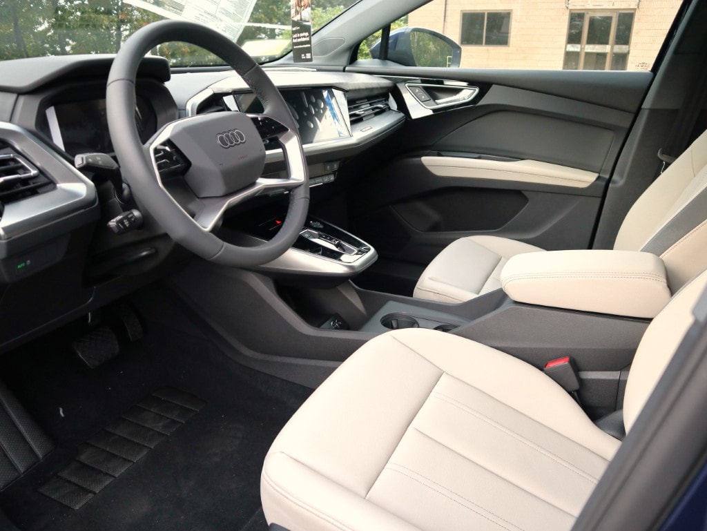 new 2025 Audi Q4 e-tron car, priced at $63,825