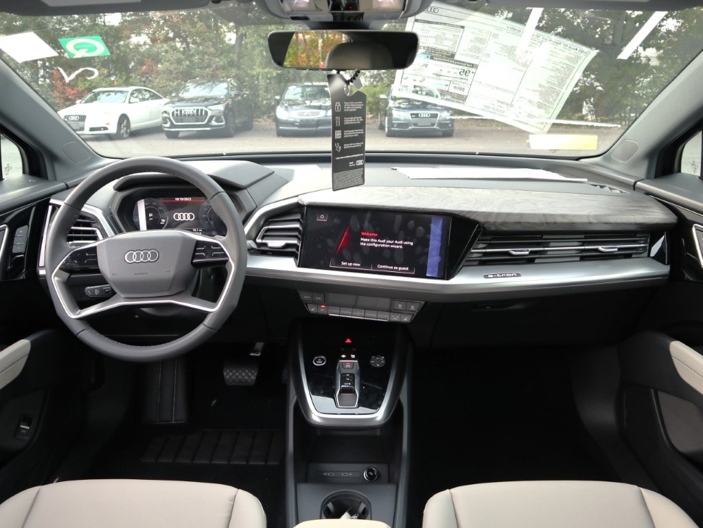 new 2025 Audi Q4 e-tron car, priced at $63,825