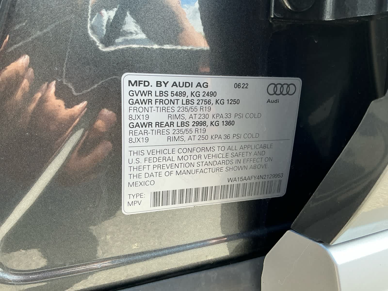 used 2022 Audi Q5 Sportback car, priced at $38,998
