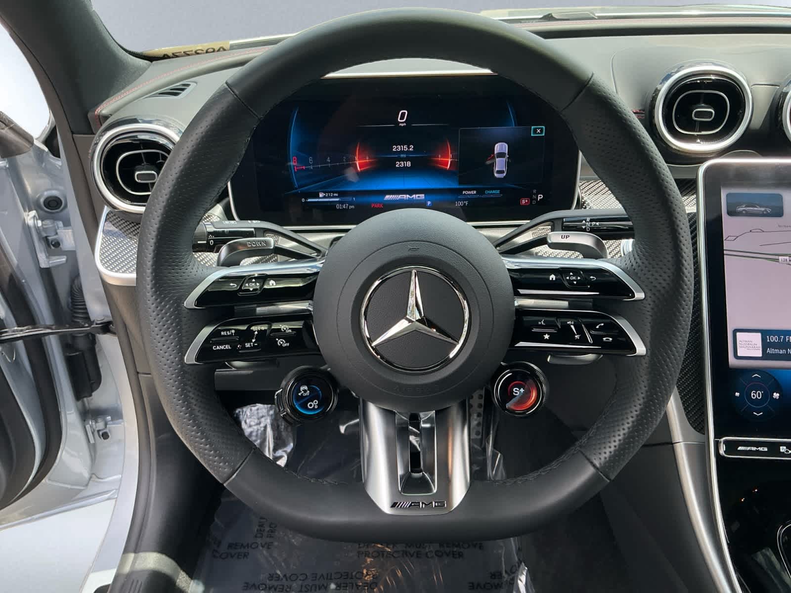 used 2024 Mercedes-Benz AMG C 43 car, priced at $56,998