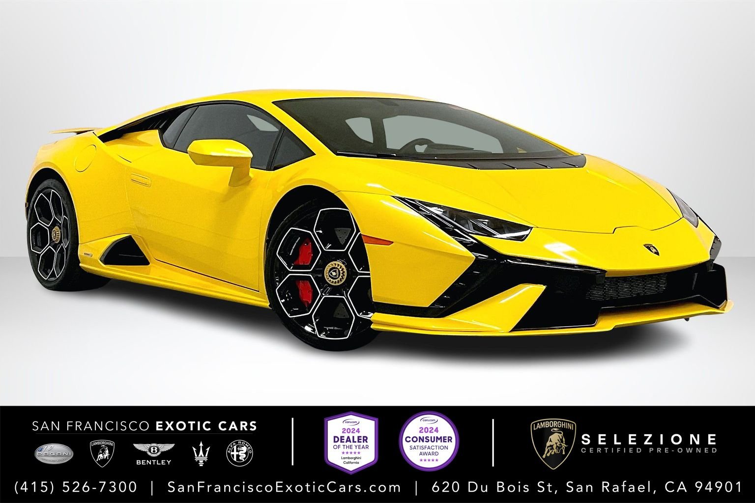 used 2023 Lamborghini Huracan Tecnica car, priced at $319,991