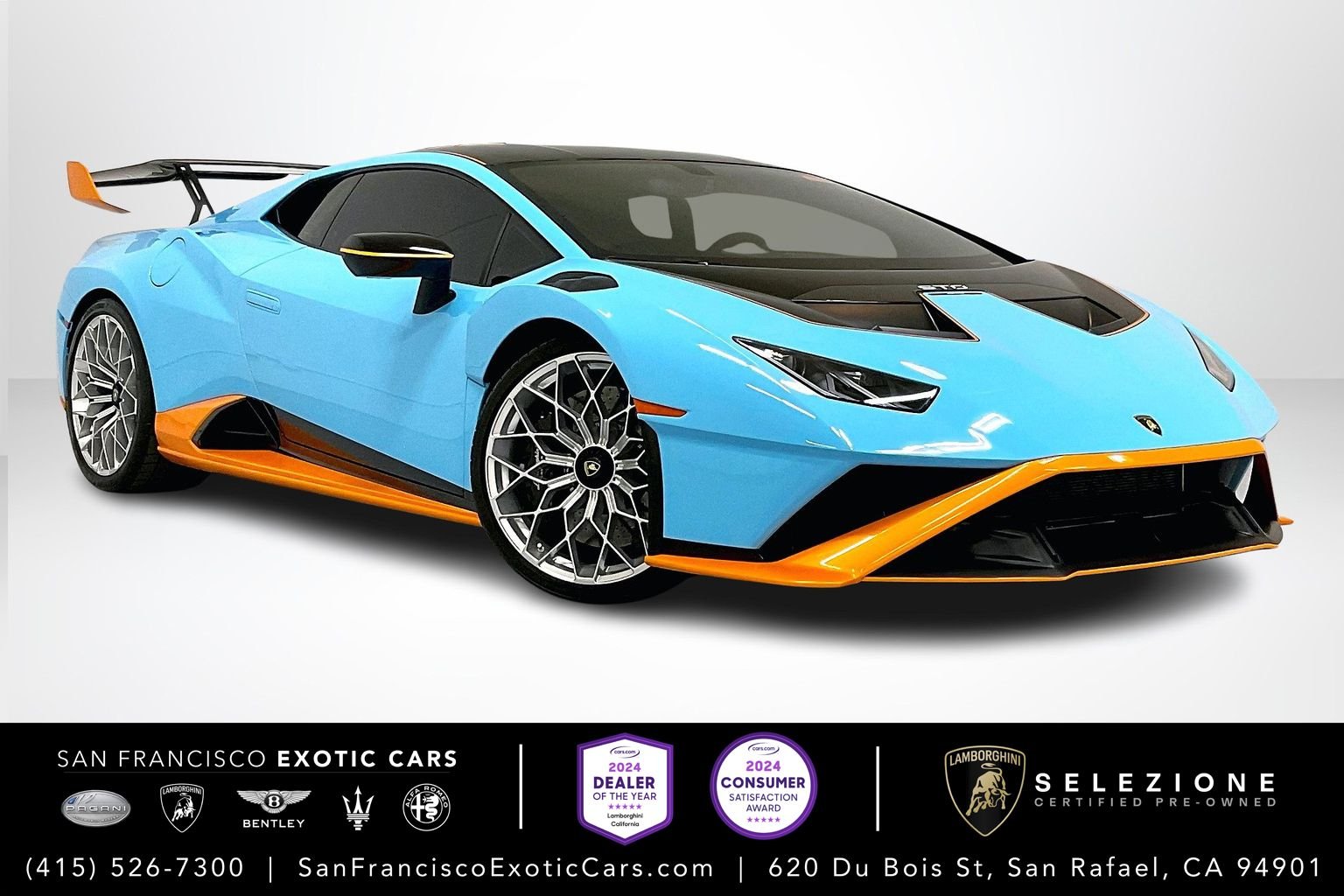 used 2022 Lamborghini Huracan STO car, priced at $359,991