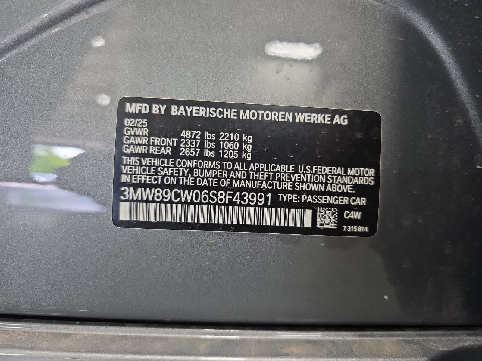 new 2025 BMW 330i car, priced at $54,555