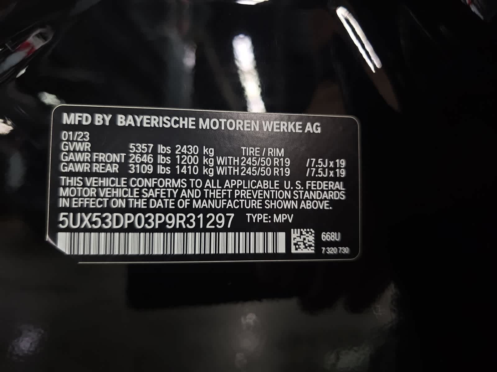 used 2023 BMW X3 car, priced at $39,998