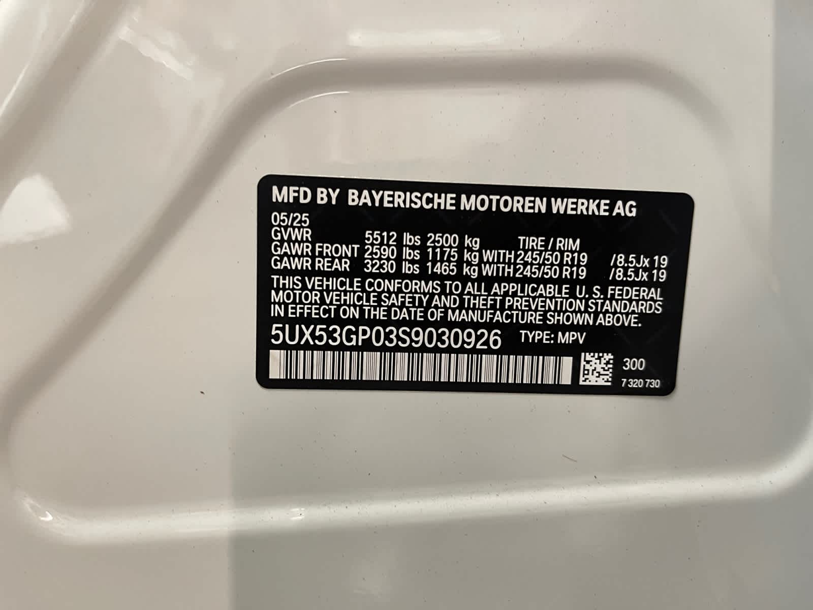 new 2025 BMW X3 car, priced at $53,755