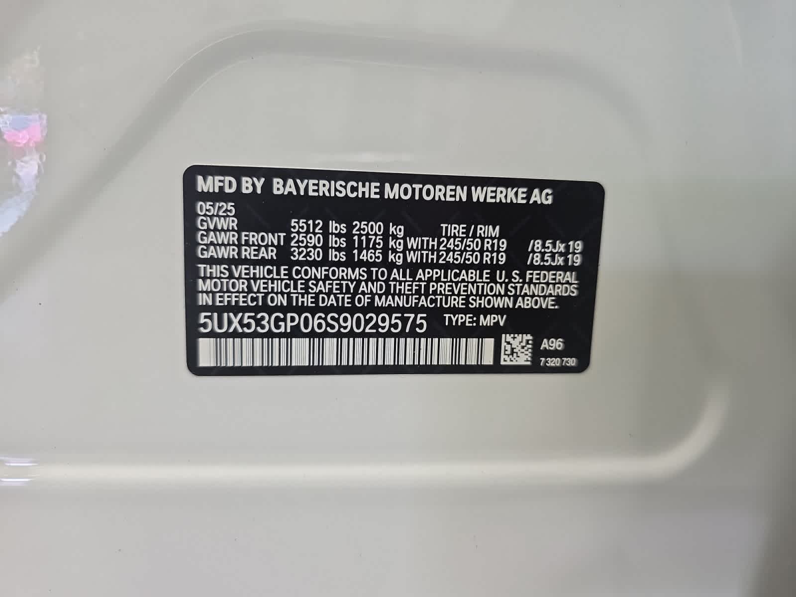 new 2025 BMW X3 car, priced at $53,805