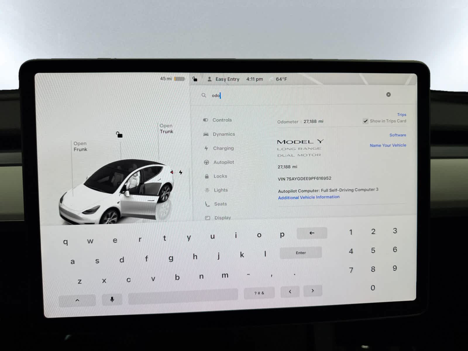 used 2023 Tesla Model Y car, priced at $30,598