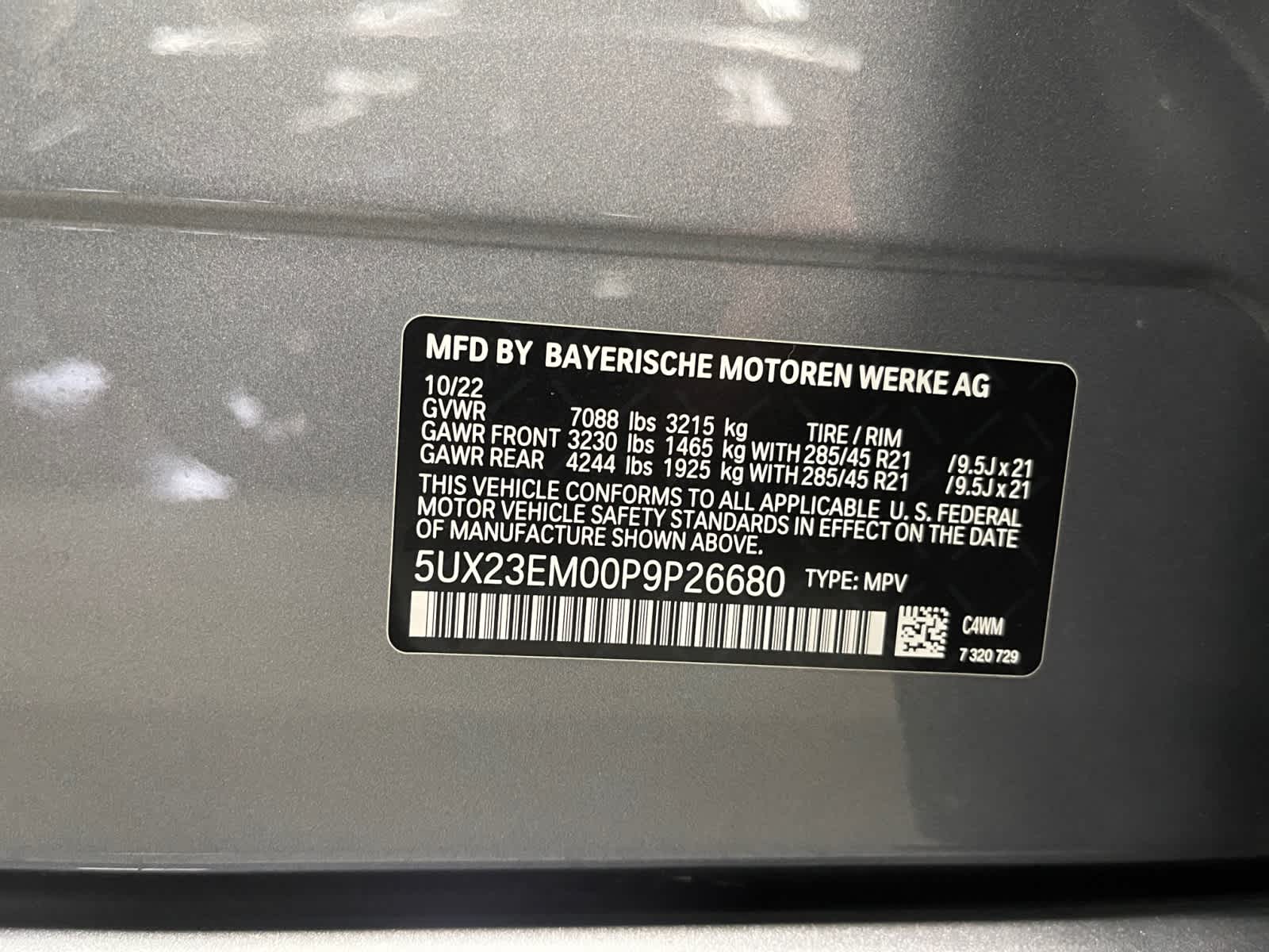 used 2023 BMW X7 car, priced at $71,998