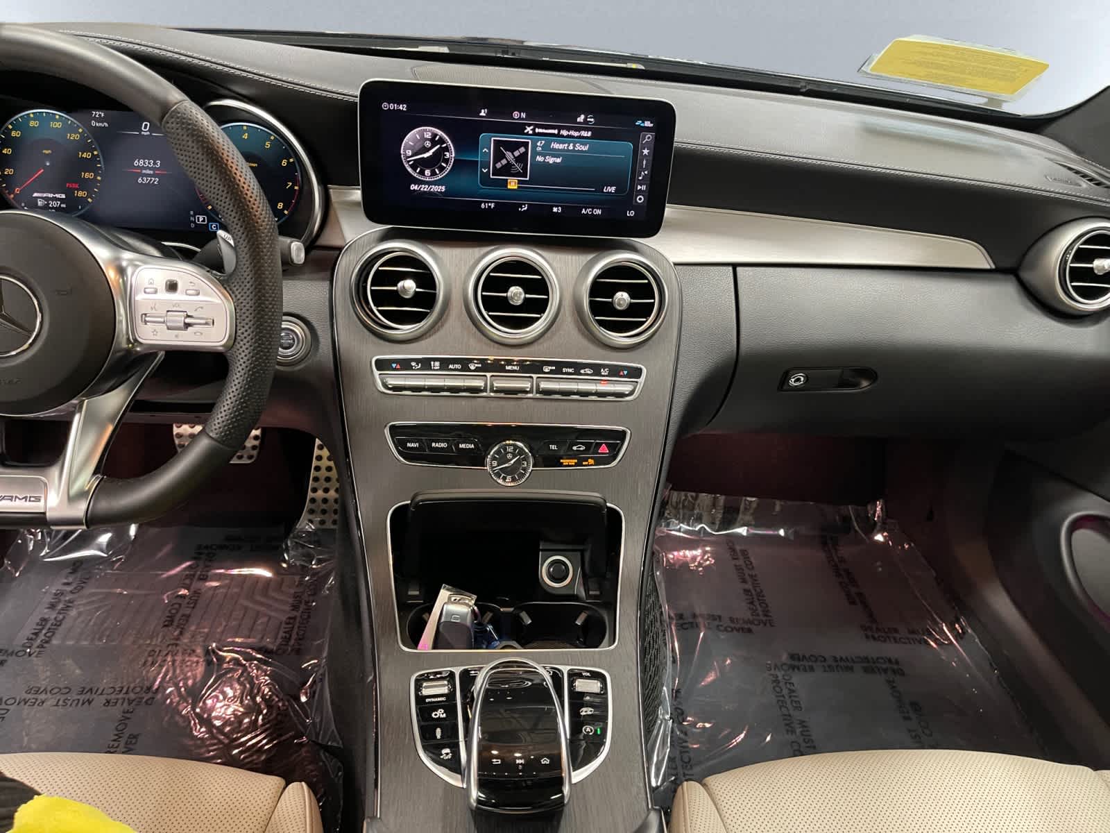 used 2020 Mercedes-Benz AMG C 43 car, priced at $35,998